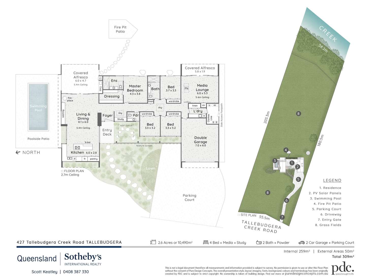 Floorplan of Homely house listing, 427 Tallebudgera Creek Road, Tallebudgera Valley QLD 4228