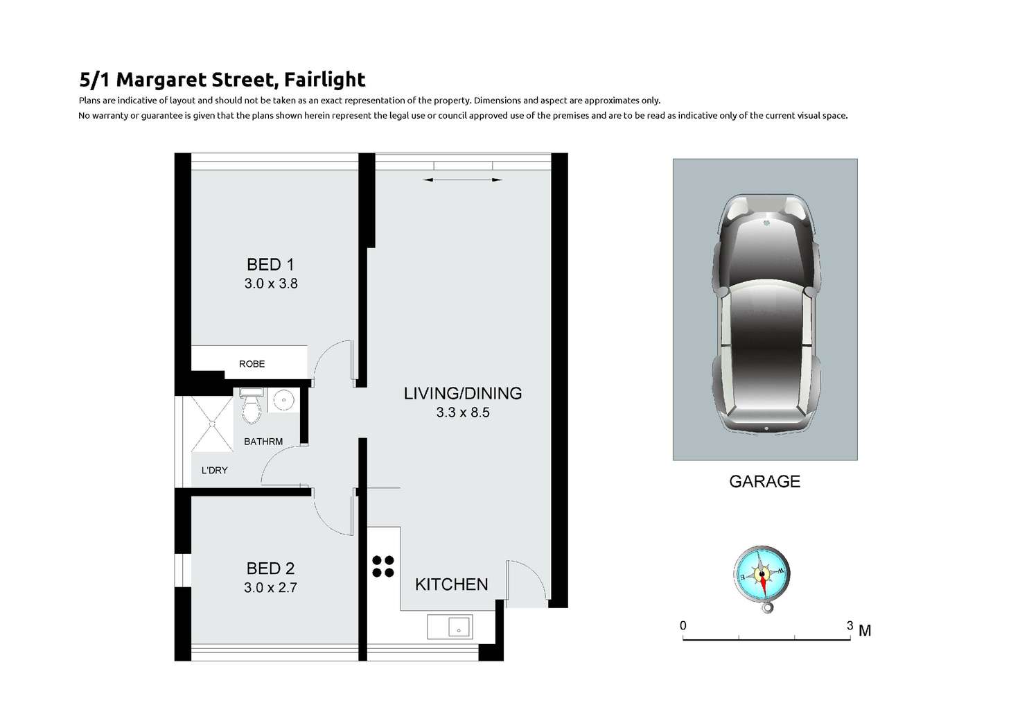 Floorplan of Homely apartment listing, 5/1 Margaret Street, Fairlight NSW 2094