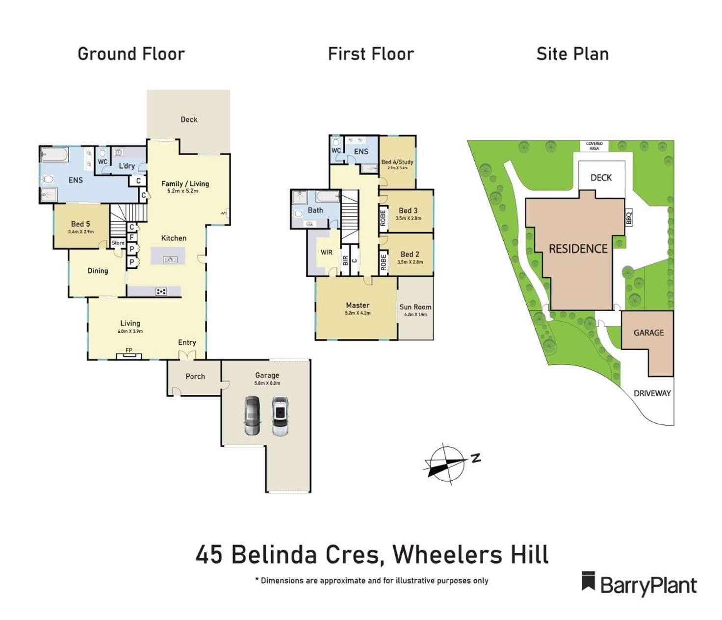 Floorplan of Homely house listing, 45 Belinda Crescent, Wheelers Hill VIC 3150