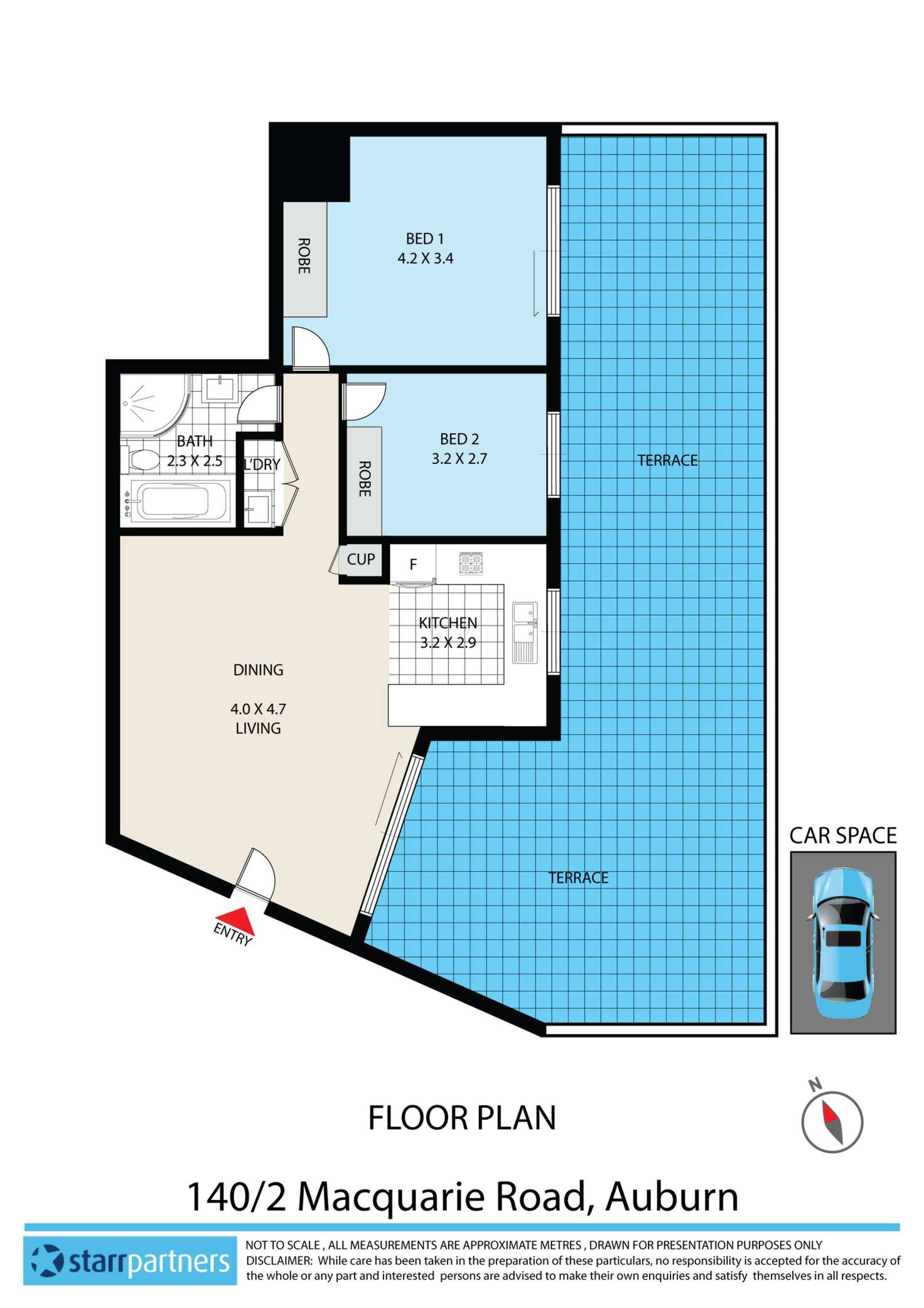 Floorplan of Homely unit listing, 140/2 Macquarie Road, Auburn NSW 2144