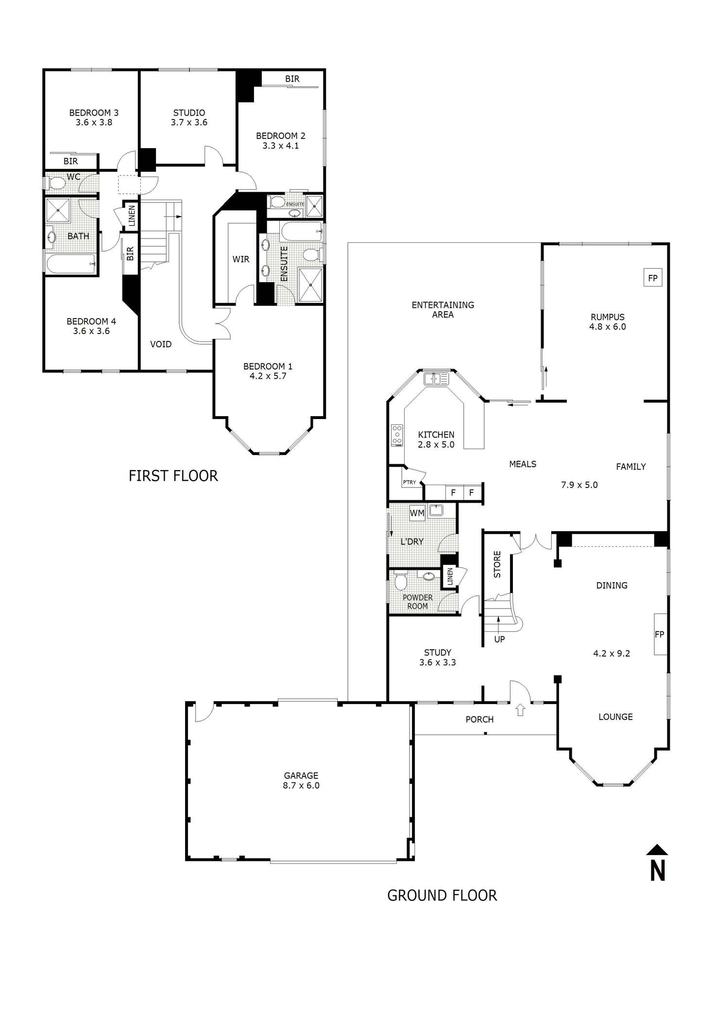 Floorplan of Homely house listing, 16 Pinnacle Terrace, Golden Square VIC 3555
