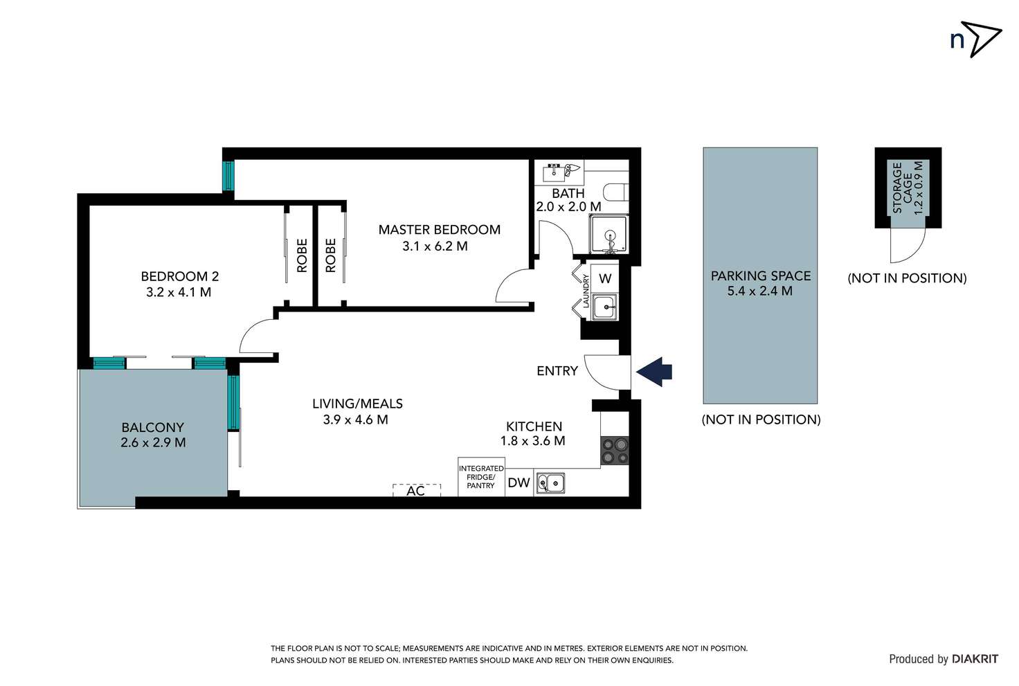 Floorplan of Homely apartment listing, 302/7 Warrs Avenue, Preston VIC 3072