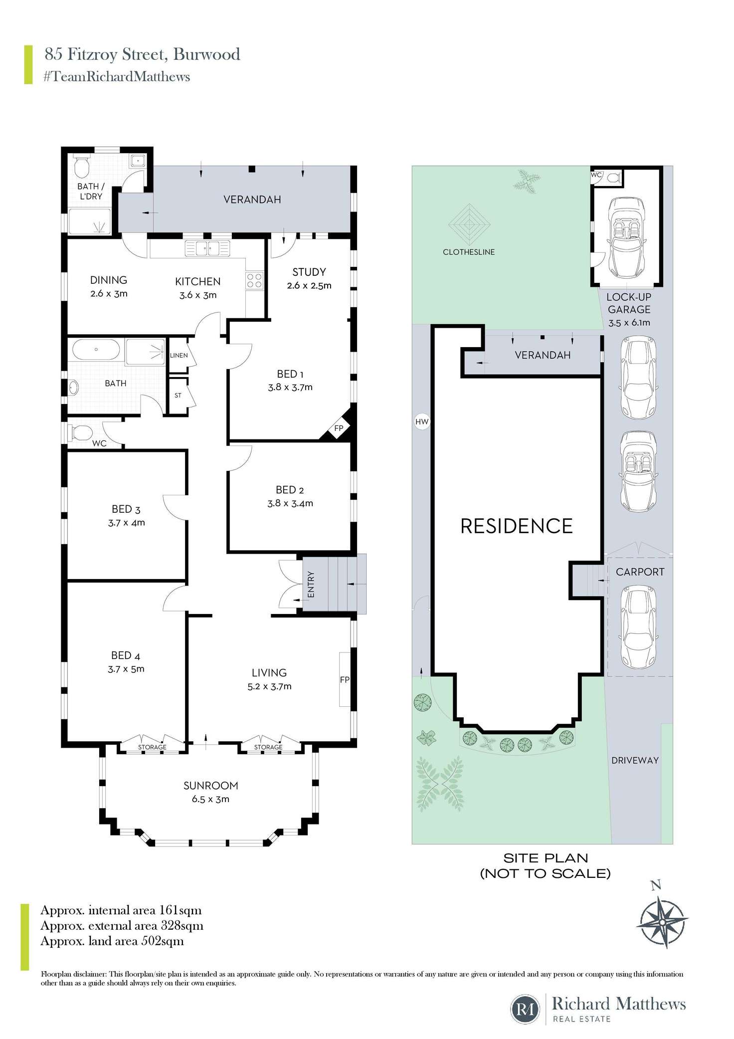 Floorplan of Homely house listing, 85 Fitzroy Street, Burwood NSW 2134