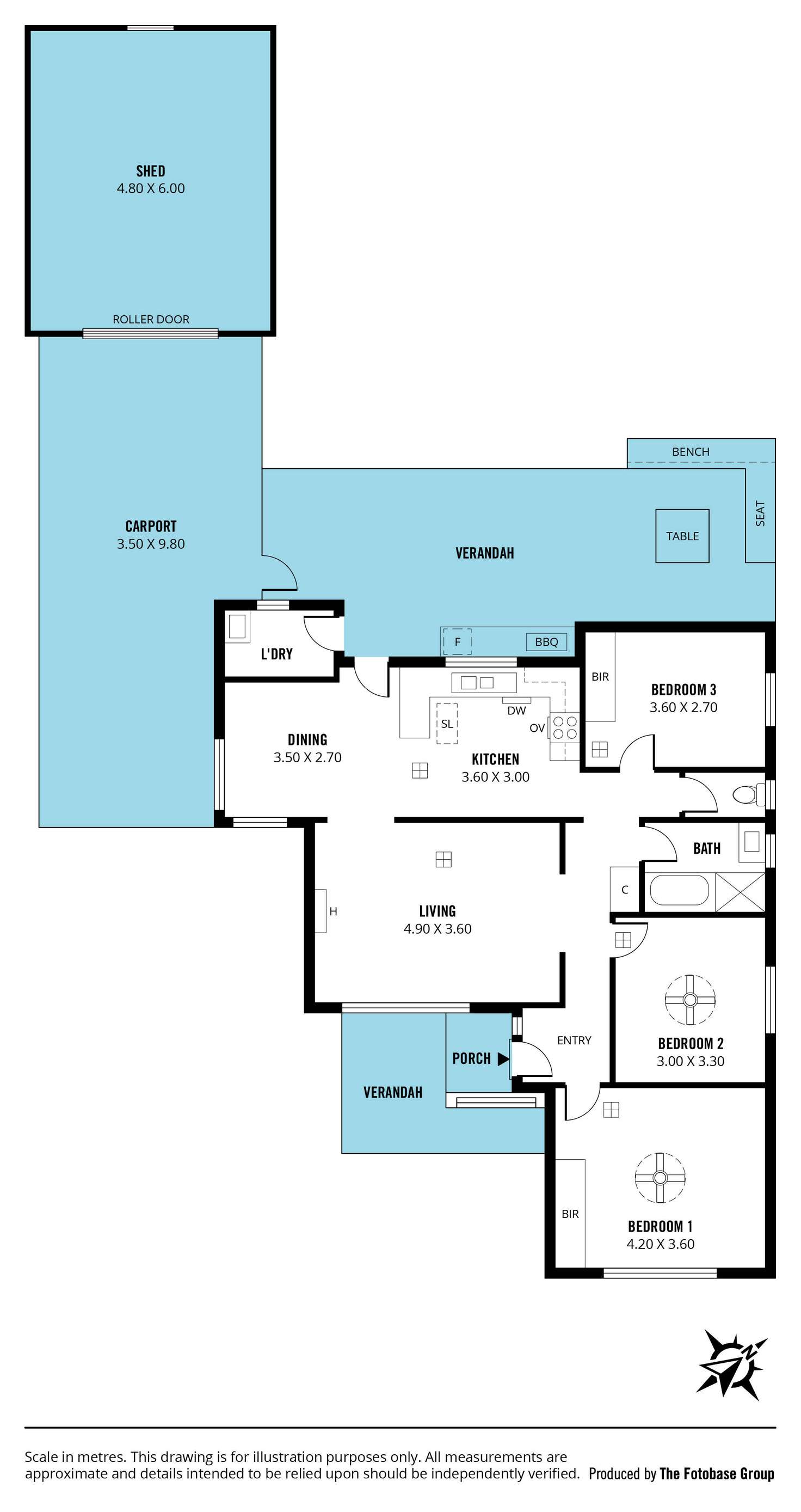 Floorplan of Homely house listing, 3 Golflands View, Morphett Vale SA 5162