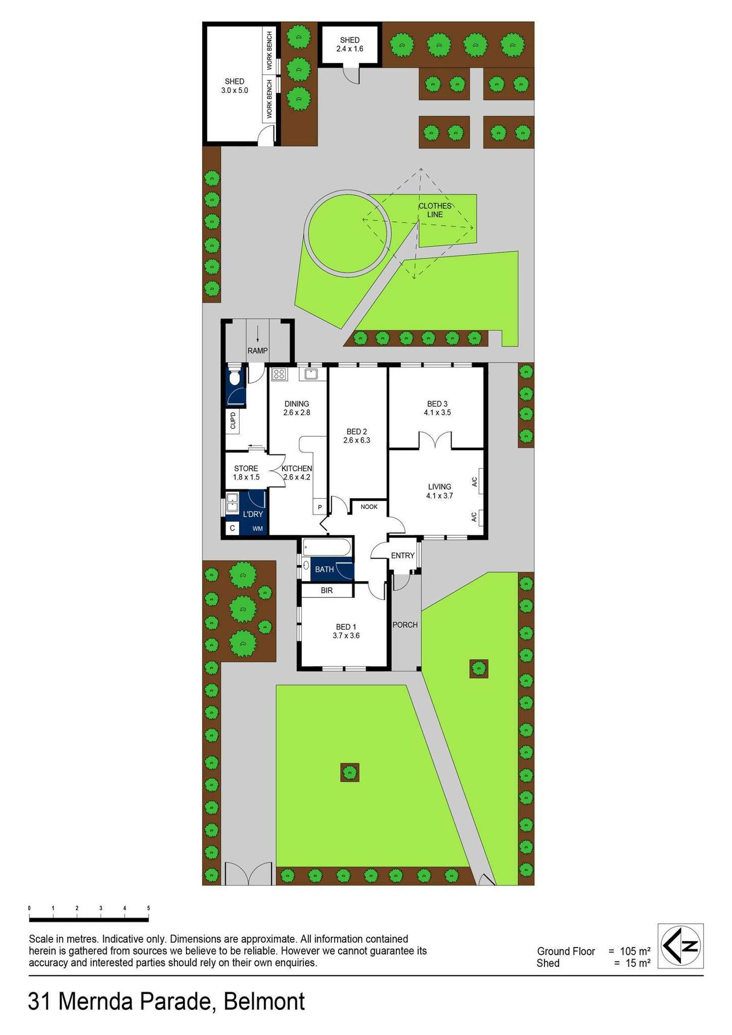 Floorplan of Homely house listing, 31 Mernda Parade, Belmont VIC 3216