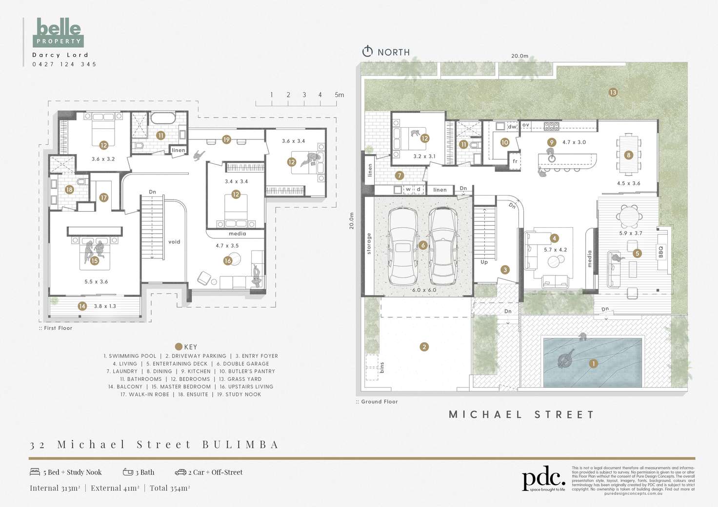 Floorplan of Homely residentialLand listing, 32 Michael Street, Bulimba QLD 4171