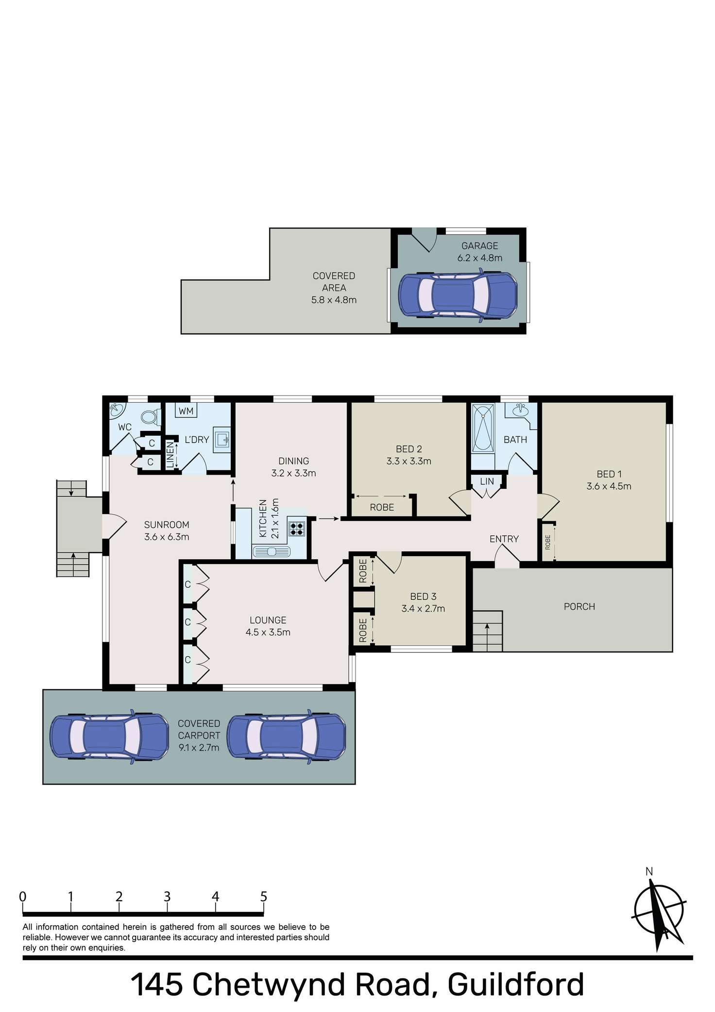 Floorplan of Homely house listing, 145 Chetwynd Road, Guildford NSW 2161
