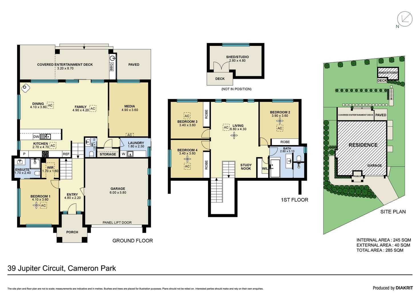 Floorplan of Homely house listing, 39 Jupiter Circuit, Cameron Park NSW 2285