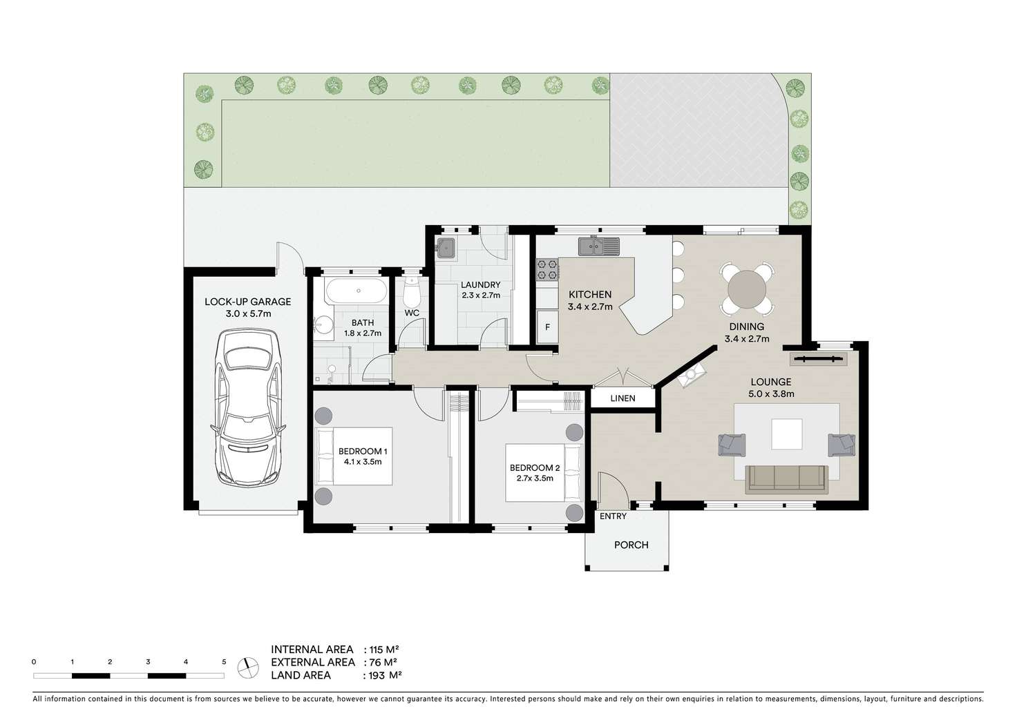 Floorplan of Homely unit listing, 1/38 Mulquiney Crescent, Highton VIC 3216