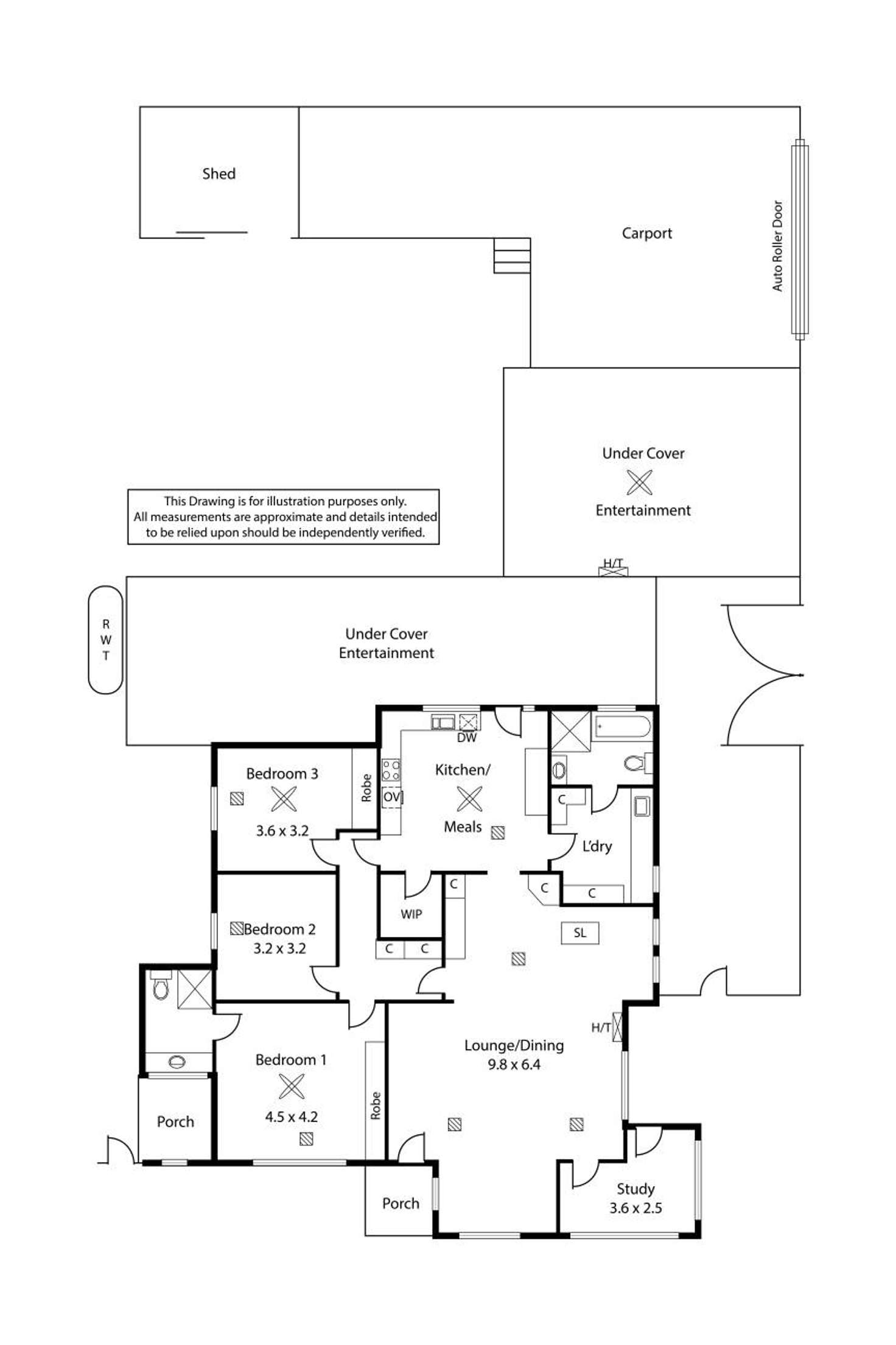 Floorplan of Homely house listing, 5 Ruthven Avenue, Glandore SA 5037