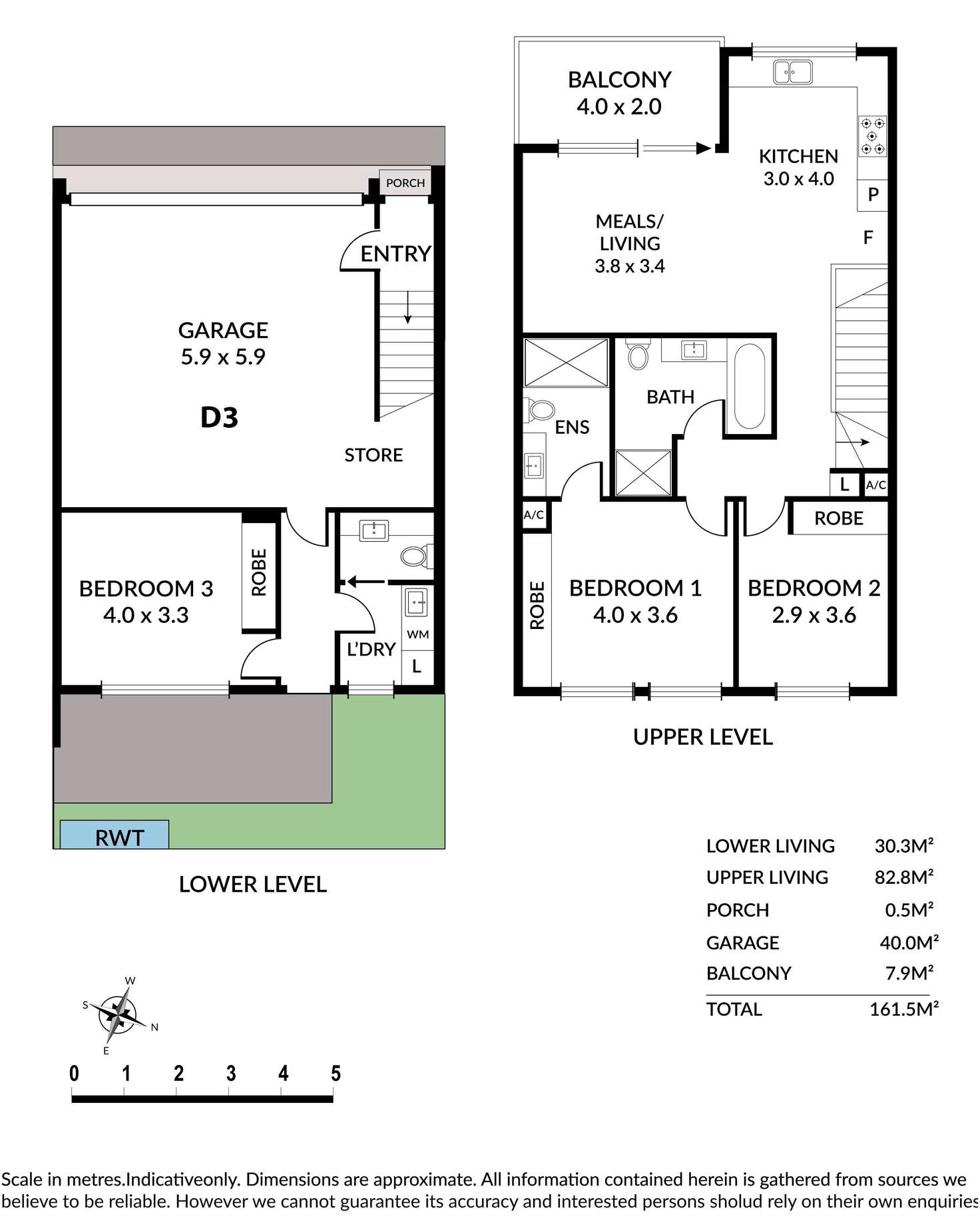 Floorplan of Homely house listing, 3/23 Garfield Avenue, Kurralta Park SA 5037