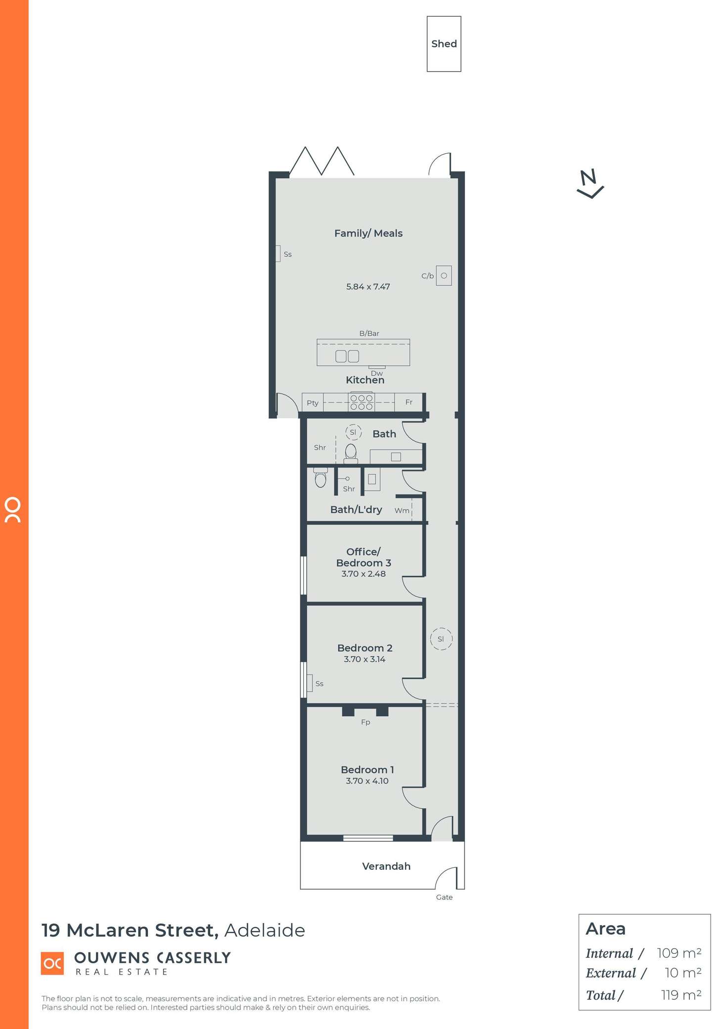 Floorplan of Homely house listing, 19 McLaren Street, Adelaide SA 5000
