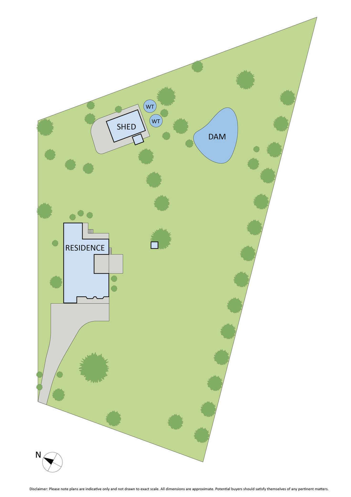 Floorplan of Homely acreageSemiRural listing, 17 Trewhella Drive, Newham VIC 3442