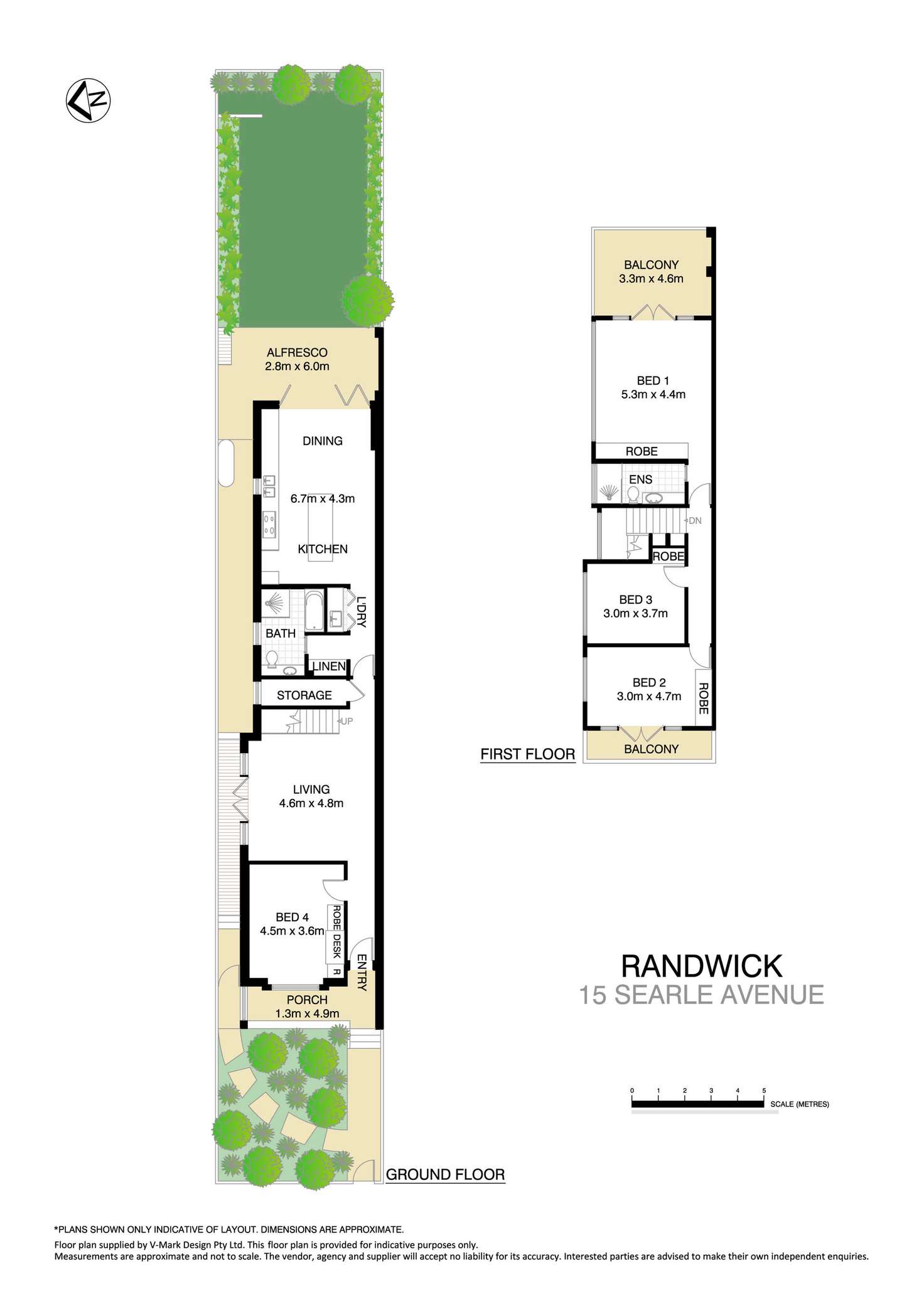 Floorplan of Homely house listing, 15 Searle Avenue, Randwick NSW 2031