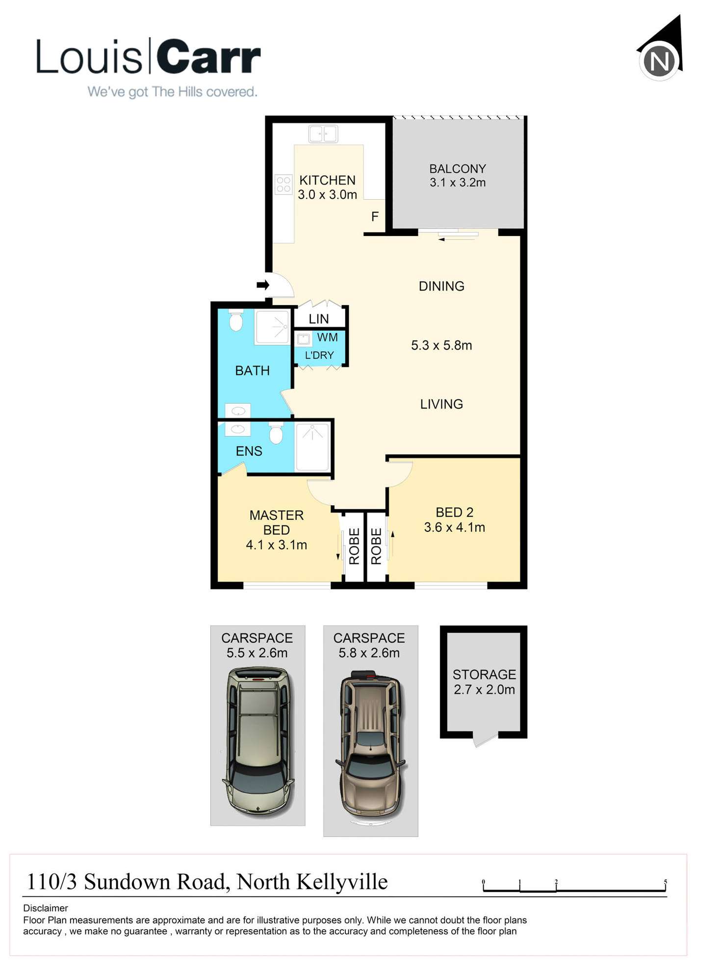 Floorplan of Homely apartment listing, 110/3 Sundown Road, North Kellyville NSW 2155