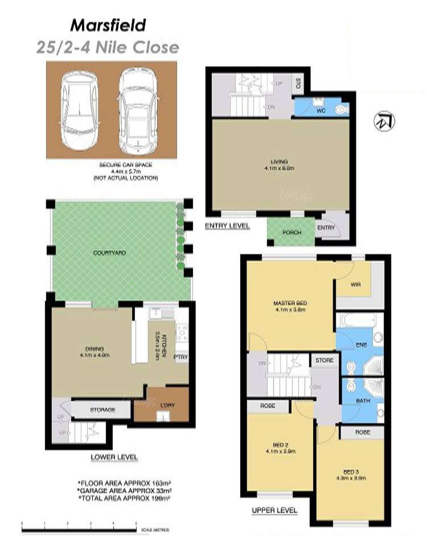 Floorplan of Homely townhouse listing, 25/2-4 Nile Close, Marsfield NSW 2122