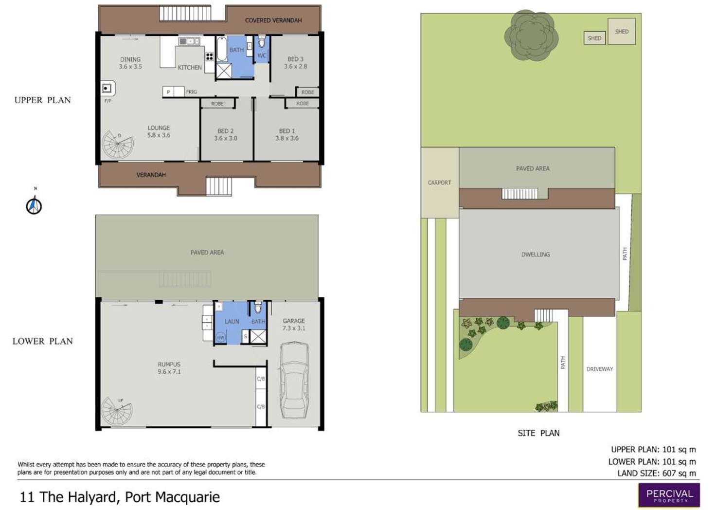 Floorplan of Homely house listing, 11 The Halyard, Port Macquarie NSW 2444