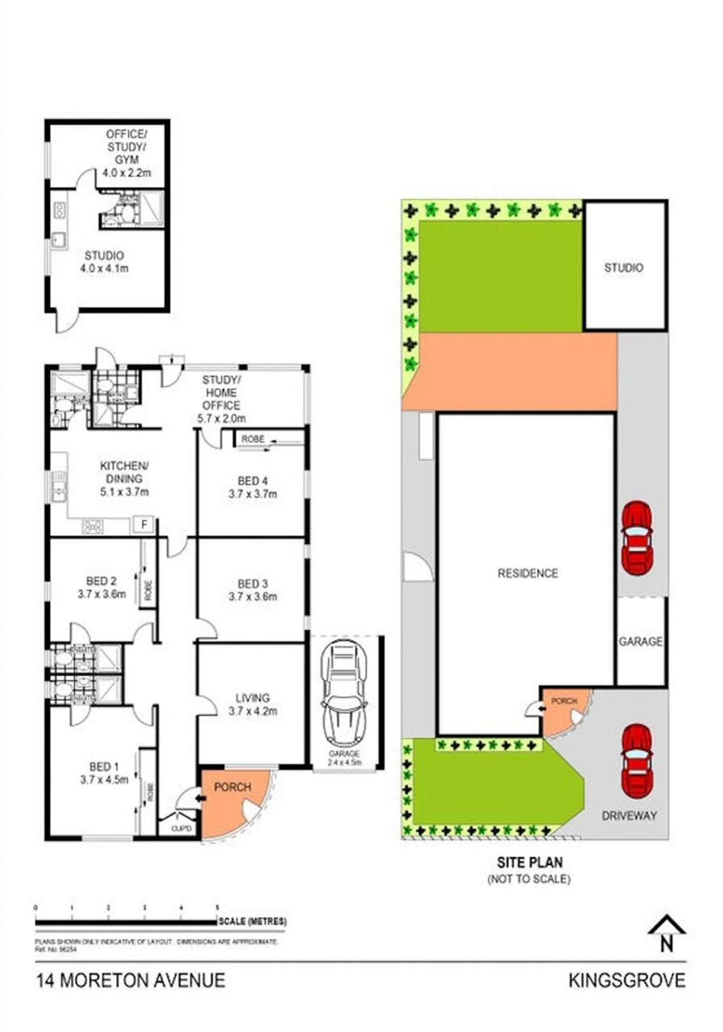 Floorplan of Homely house listing, 14 Moreton Avenue, Kingsgrove NSW 2208