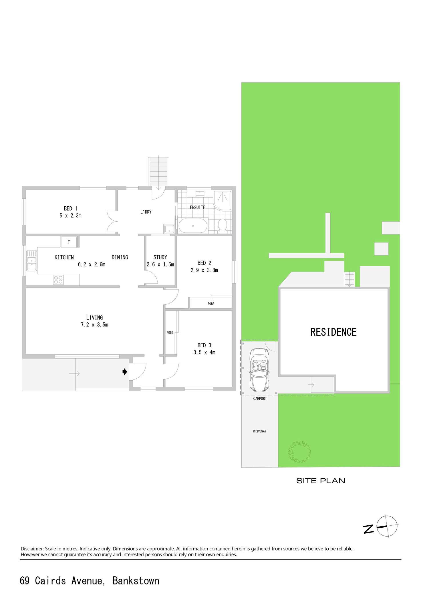 Floorplan of Homely house listing, 69 Cairds Avenue, Bankstown NSW 2200