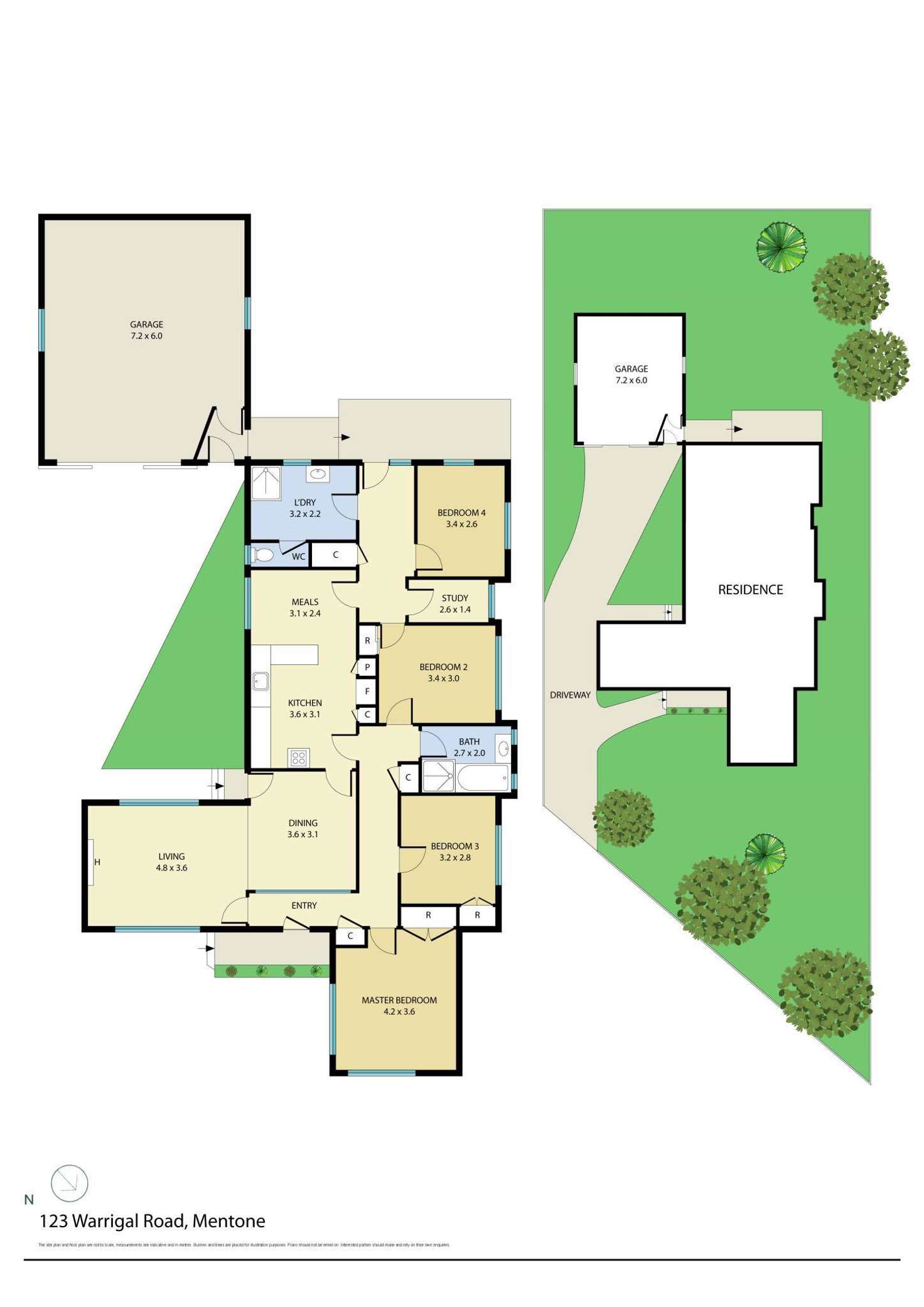 Floorplan of Homely house listing, 123 Warrigal Road, Mentone VIC 3194