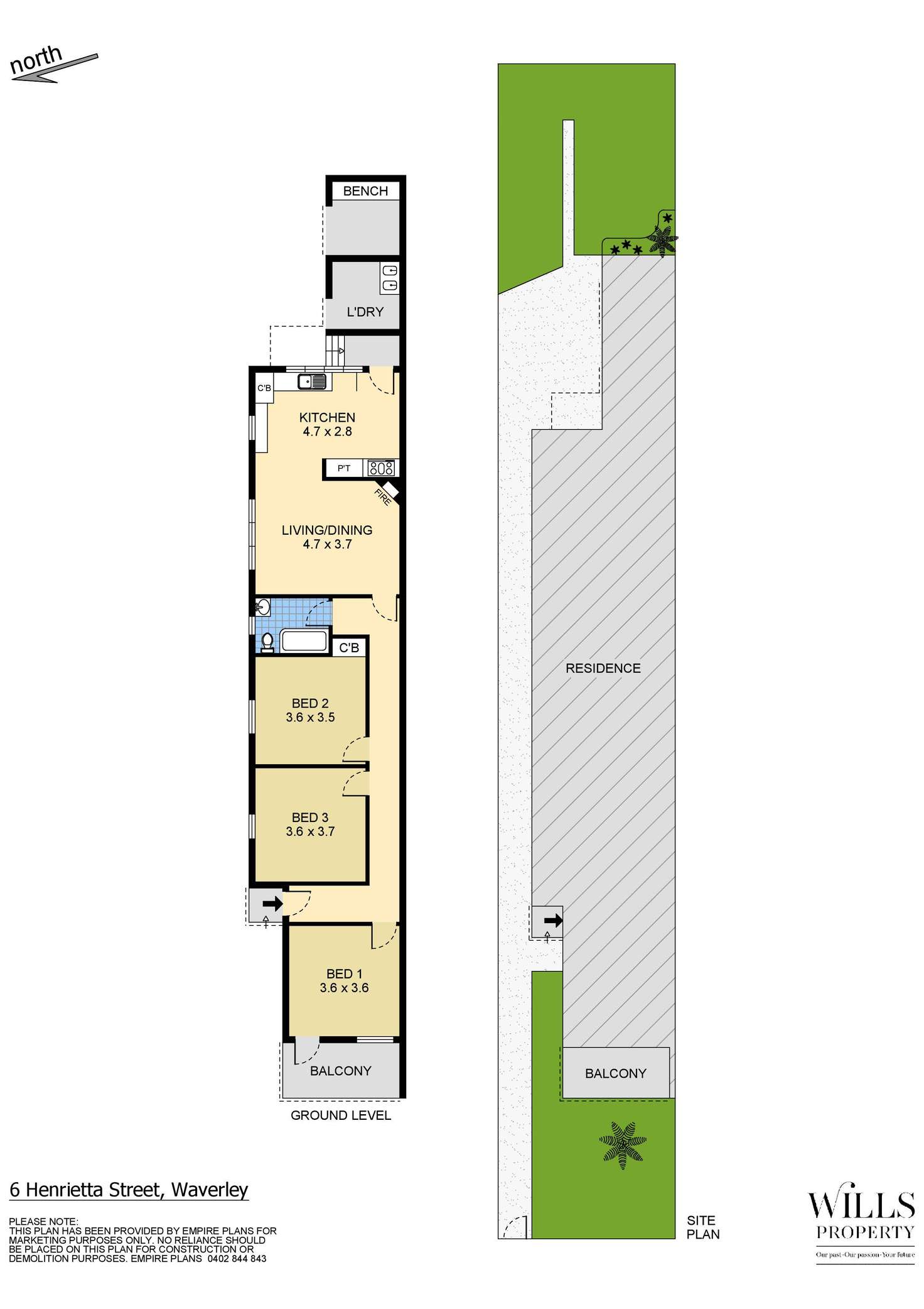 Floorplan of Homely house listing, 6 Henrietta Street, Waverley NSW 2024