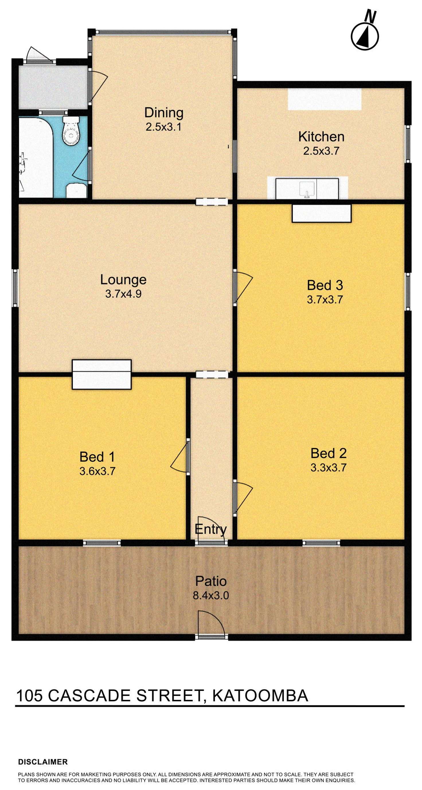 Floorplan of Homely residentialLand listing, 105 Cascade Street, Katoomba NSW 2780
