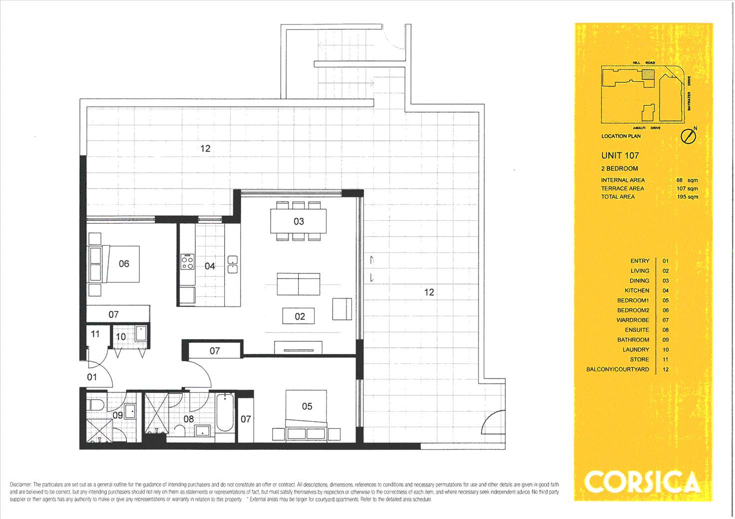 Floorplan of Homely apartment listing, 107/27 Hill Road, Wentworth Point NSW 2127