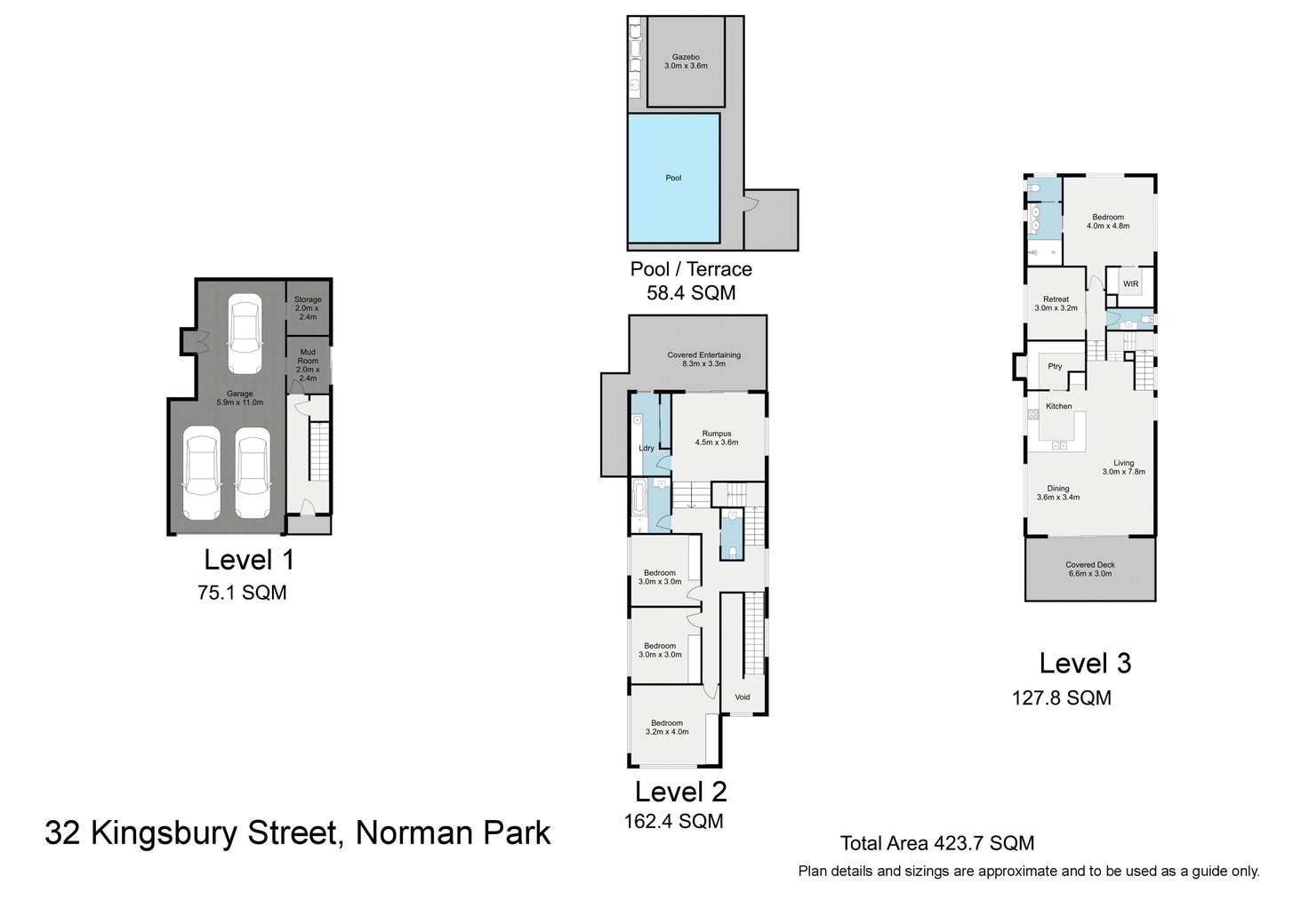 Floorplan of Homely house listing, 32 Kingsbury Street, Norman Park QLD 4170