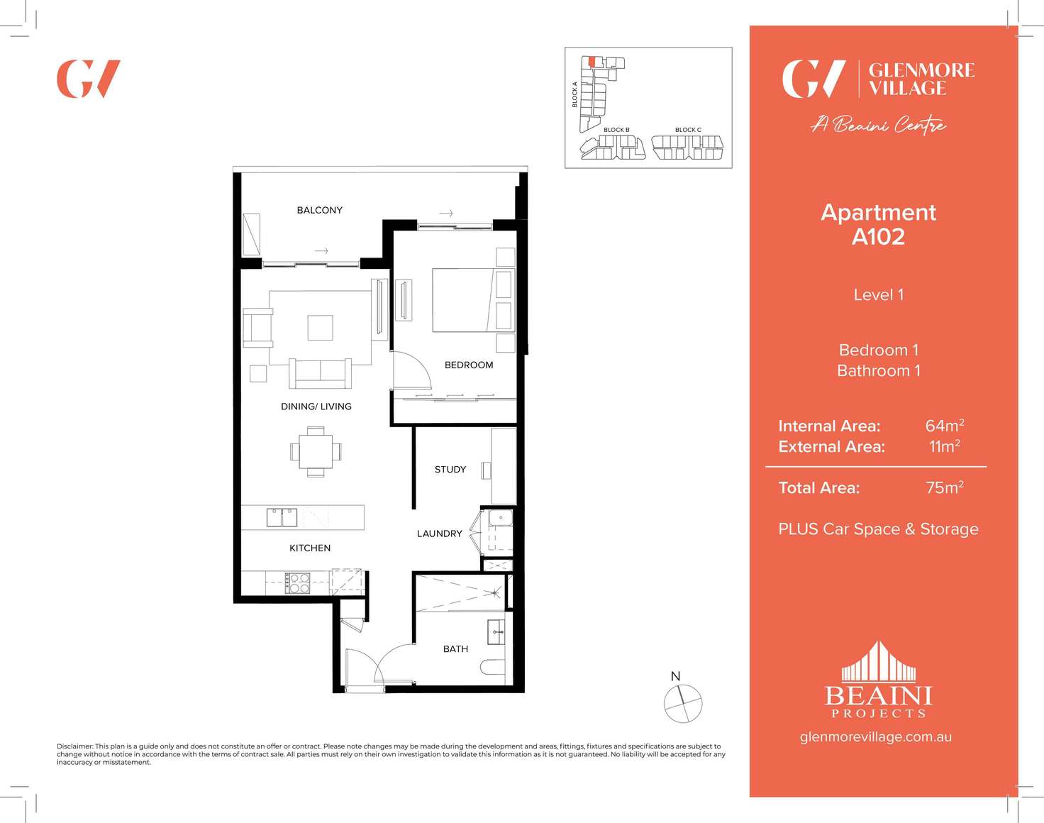 Floorplan of Homely apartment listing, 90-98 Glenmore Ridge Drive, Glenmore Park NSW 2745