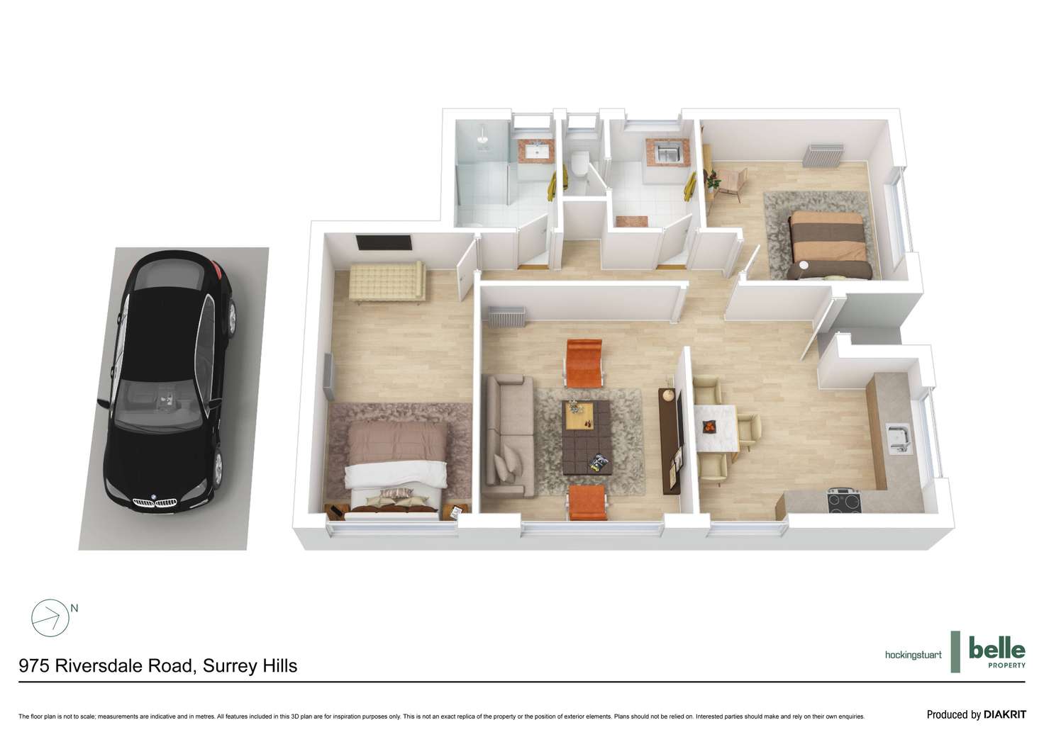 Floorplan of Homely apartment listing, 975 Riversdale Road, Surrey Hills VIC 3127