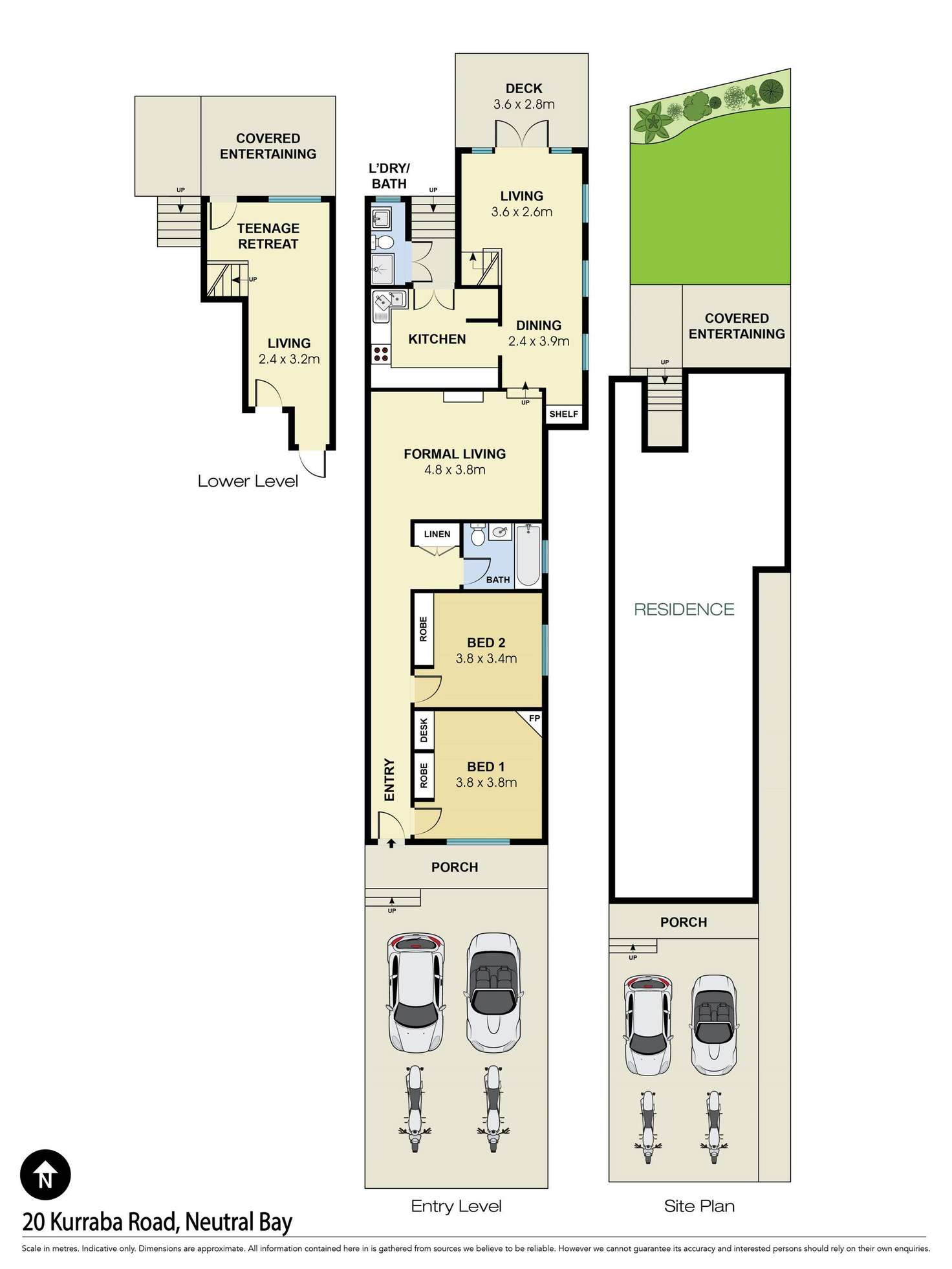 Floorplan of Homely house listing, 20 Kurraba Road, Neutral Bay NSW 2089