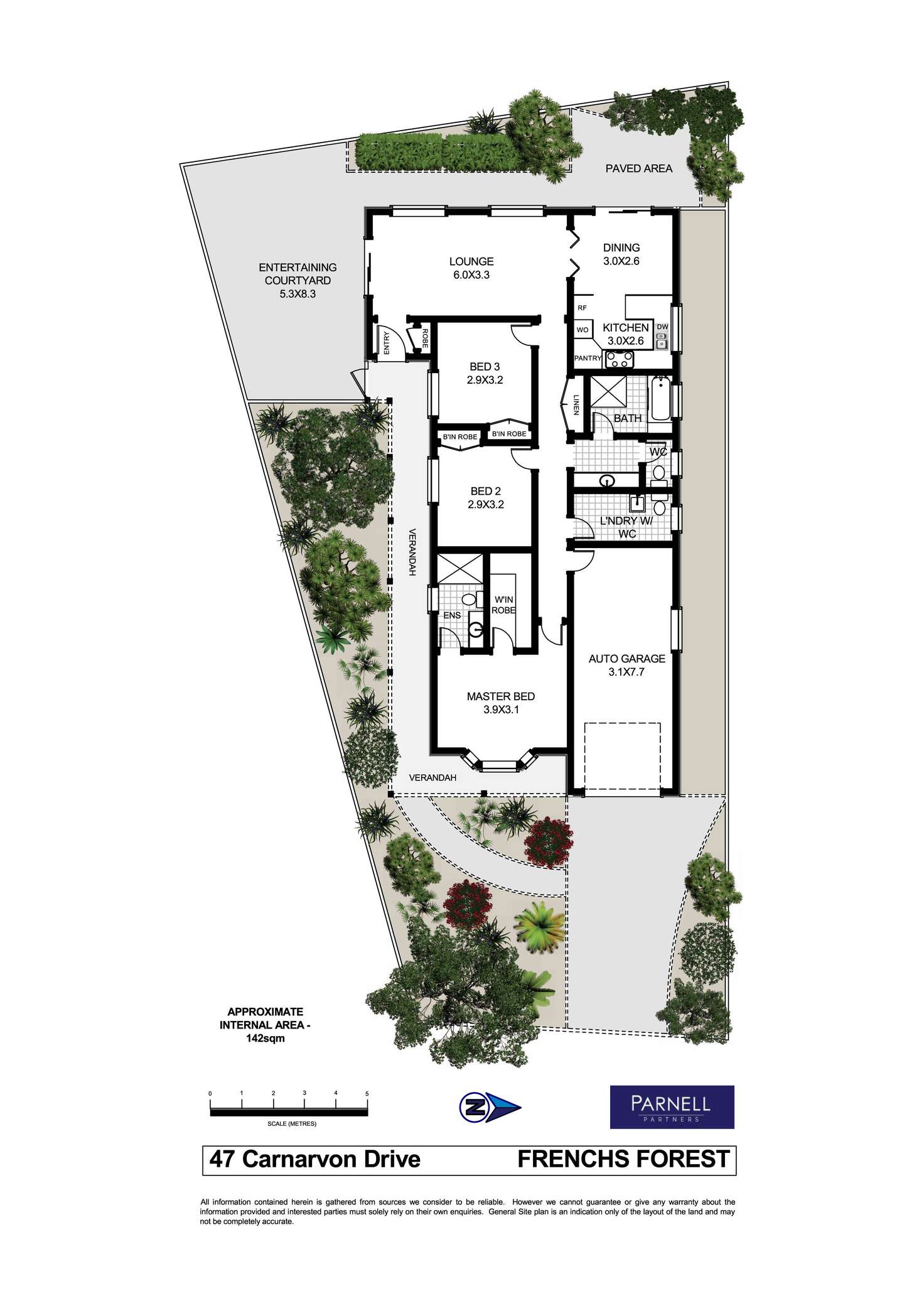 Floorplan of Homely house listing, 47 Carnarvon Drive, Frenchs Forest NSW 2086