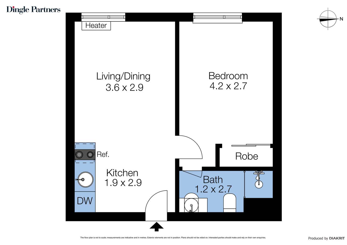 Floorplan of Homely apartment listing, 207/528 Swanston Street, Carlton VIC 3053