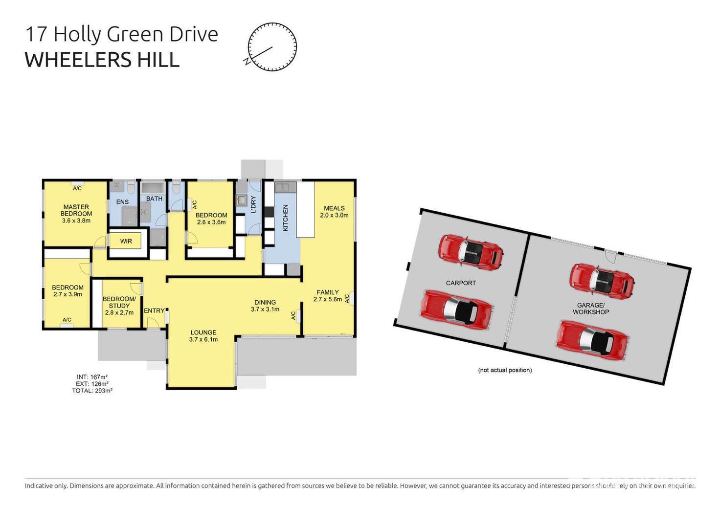 Floorplan of Homely house listing, 17 Holly Green Drive, Wheelers Hill VIC 3150