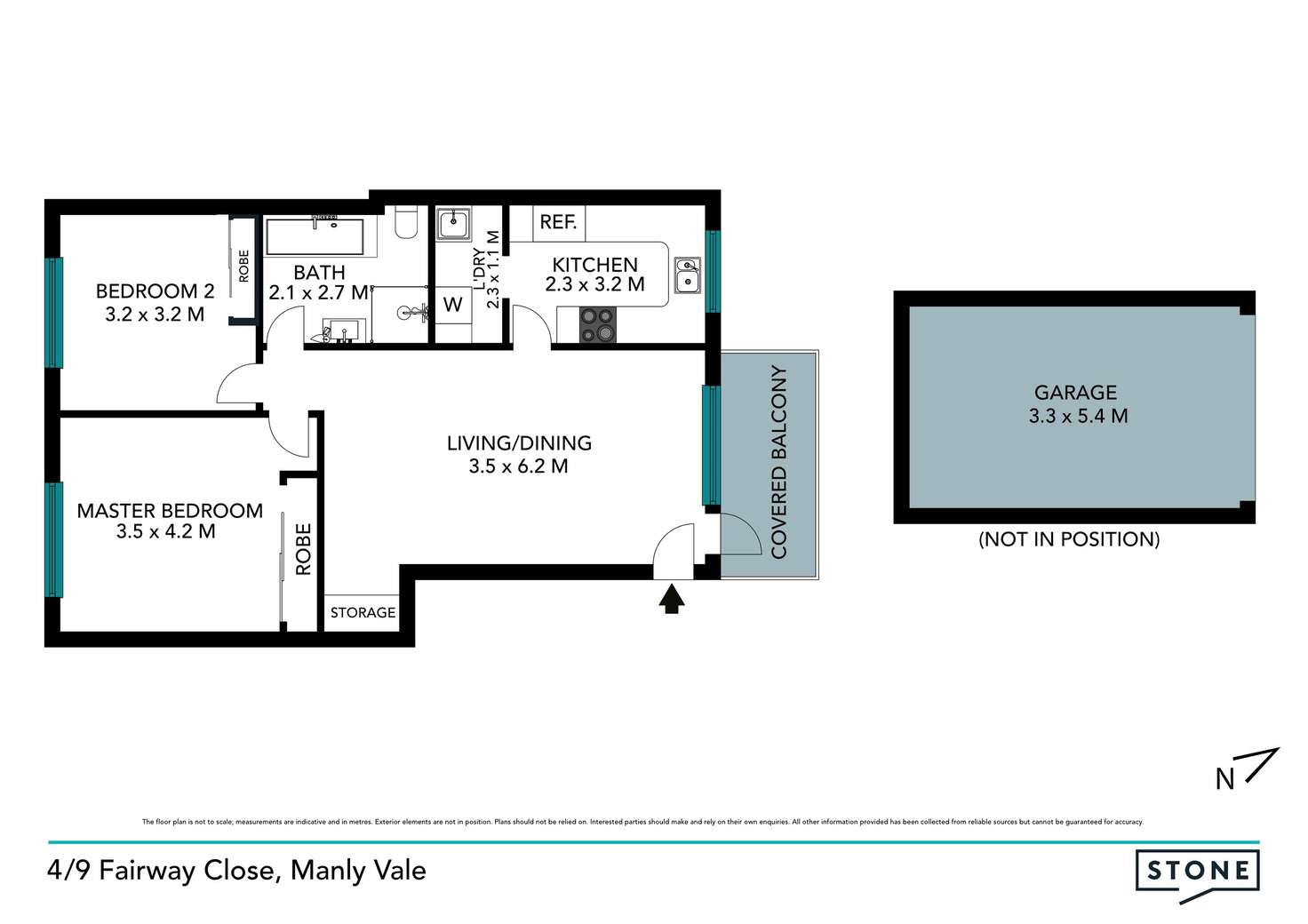 Floorplan of Homely apartment listing, 4/9 Fairway Close, Manly Vale NSW 2093