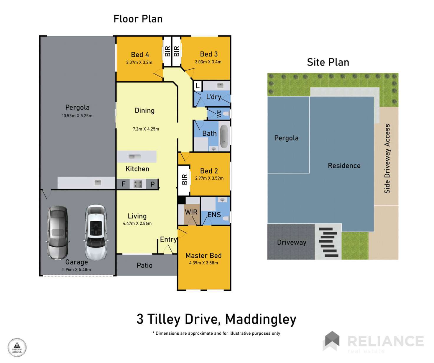 Floorplan of Homely house listing, 3 Tilley Drive, Maddingley VIC 3340