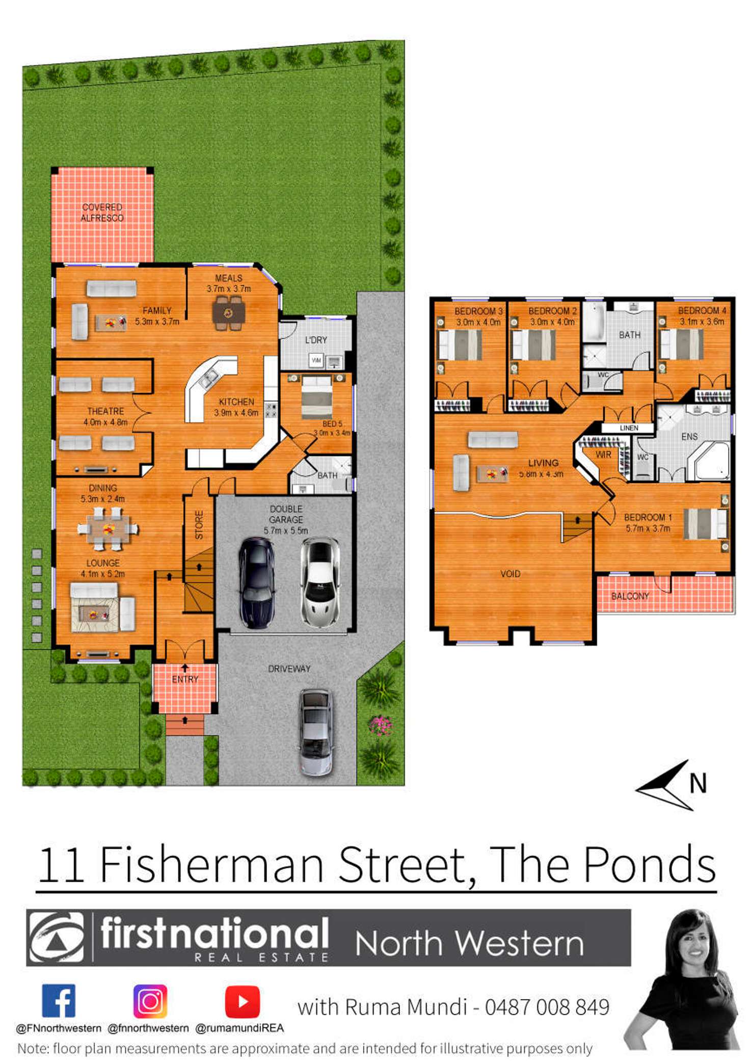 Floorplan of Homely house listing, 11 Fisherman Street, The Ponds NSW 2769