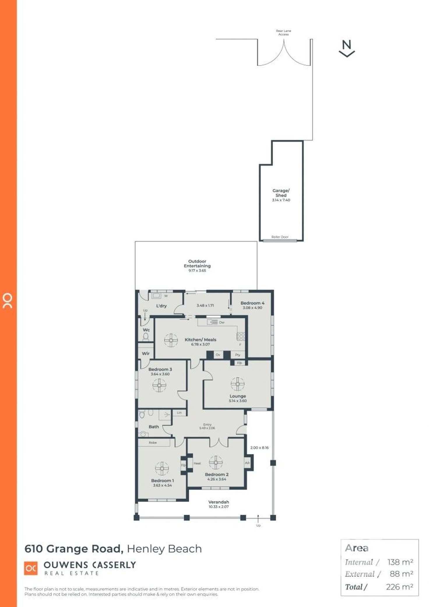 Floorplan of Homely house listing, 610 Grange Road, Henley Beach SA 5022