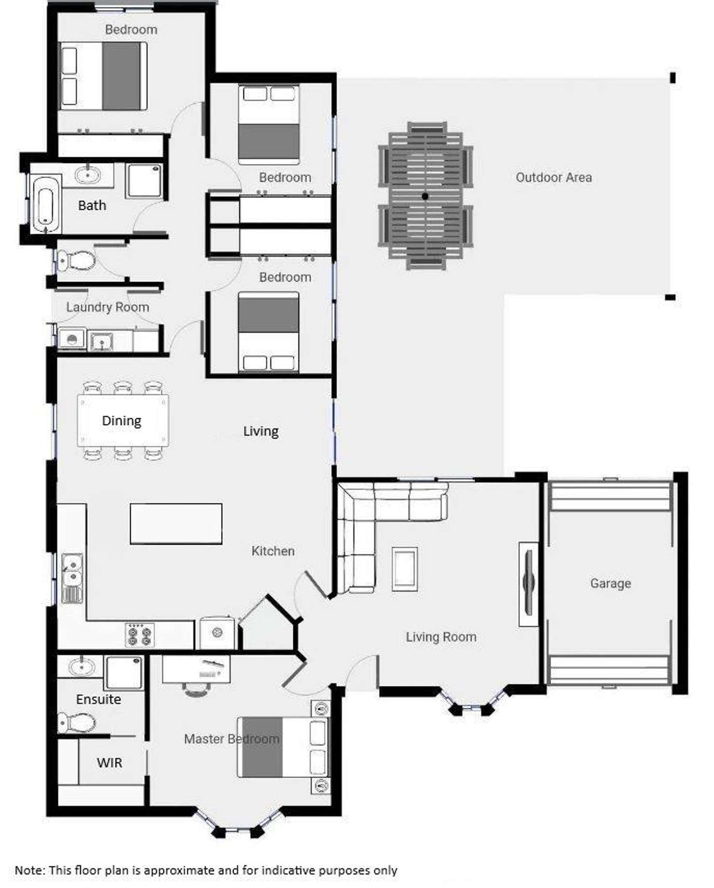 Floorplan of Homely house listing, 3 Ashwood Court, Mildura VIC 3500