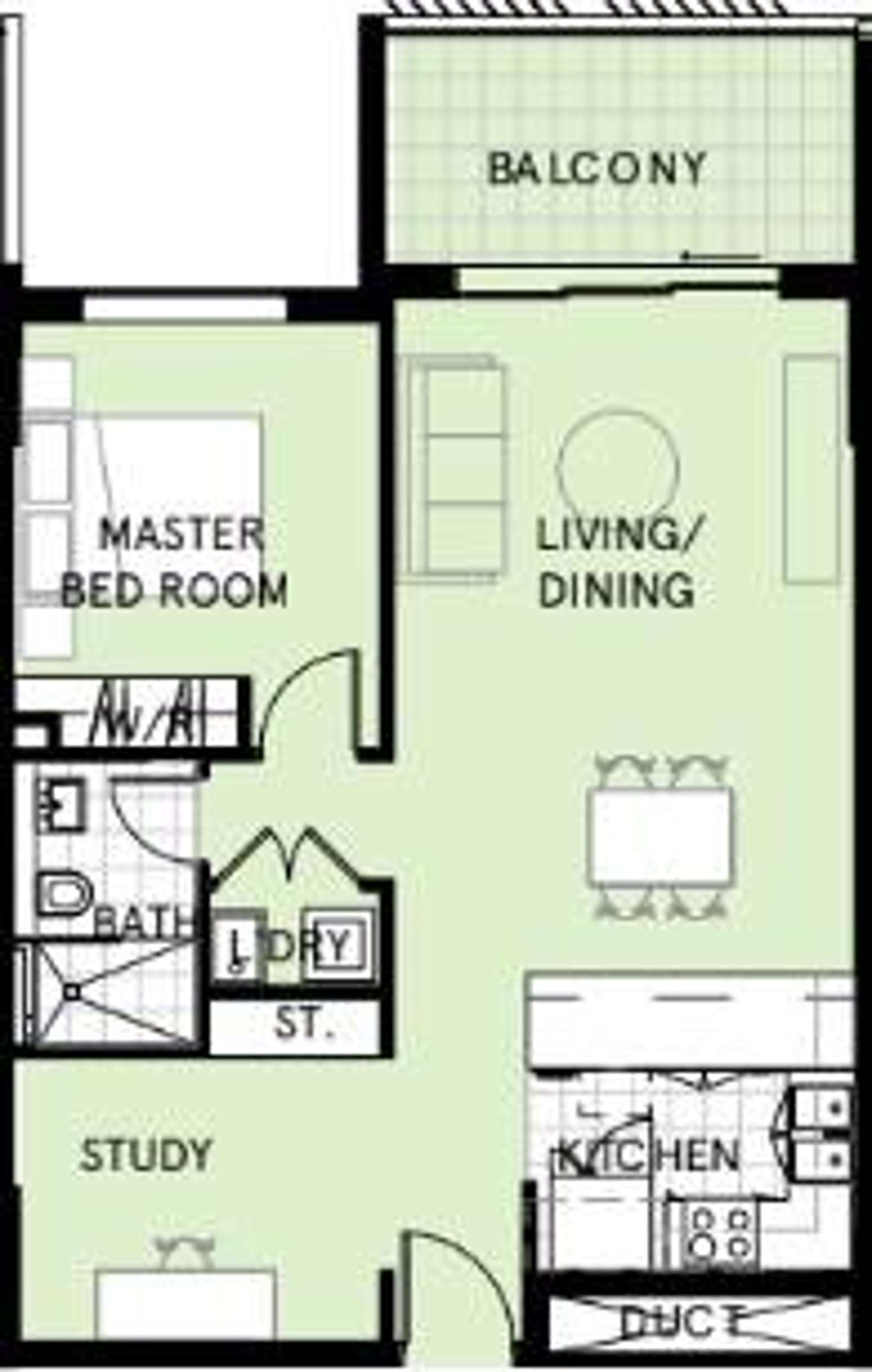 Floorplan of Homely apartment listing, 505/14 Woniora Road, Hurstville NSW 2220