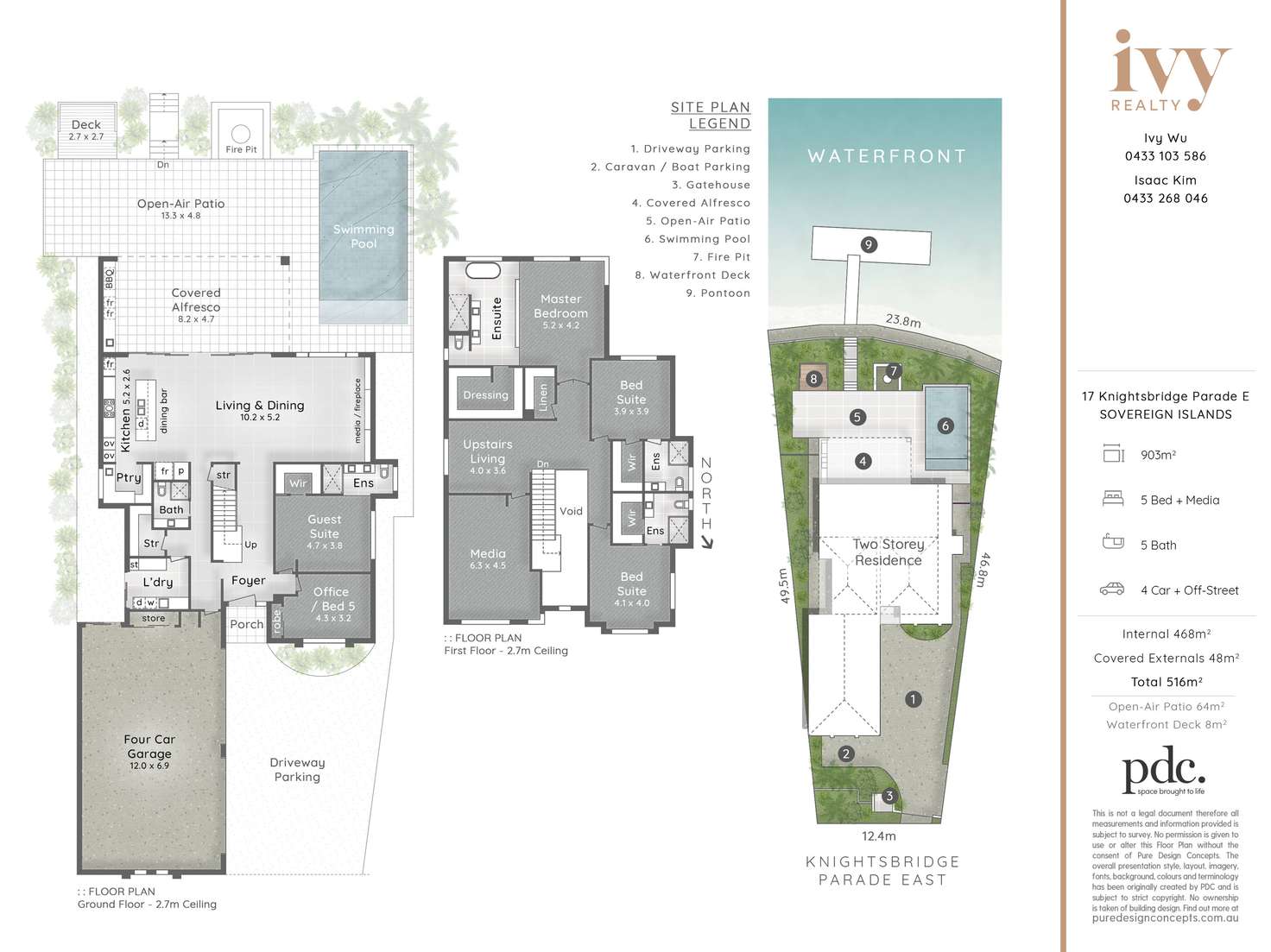 Floorplan of Homely house listing, 17 Knightsbridge Parade East, Sovereign Islands QLD 4216