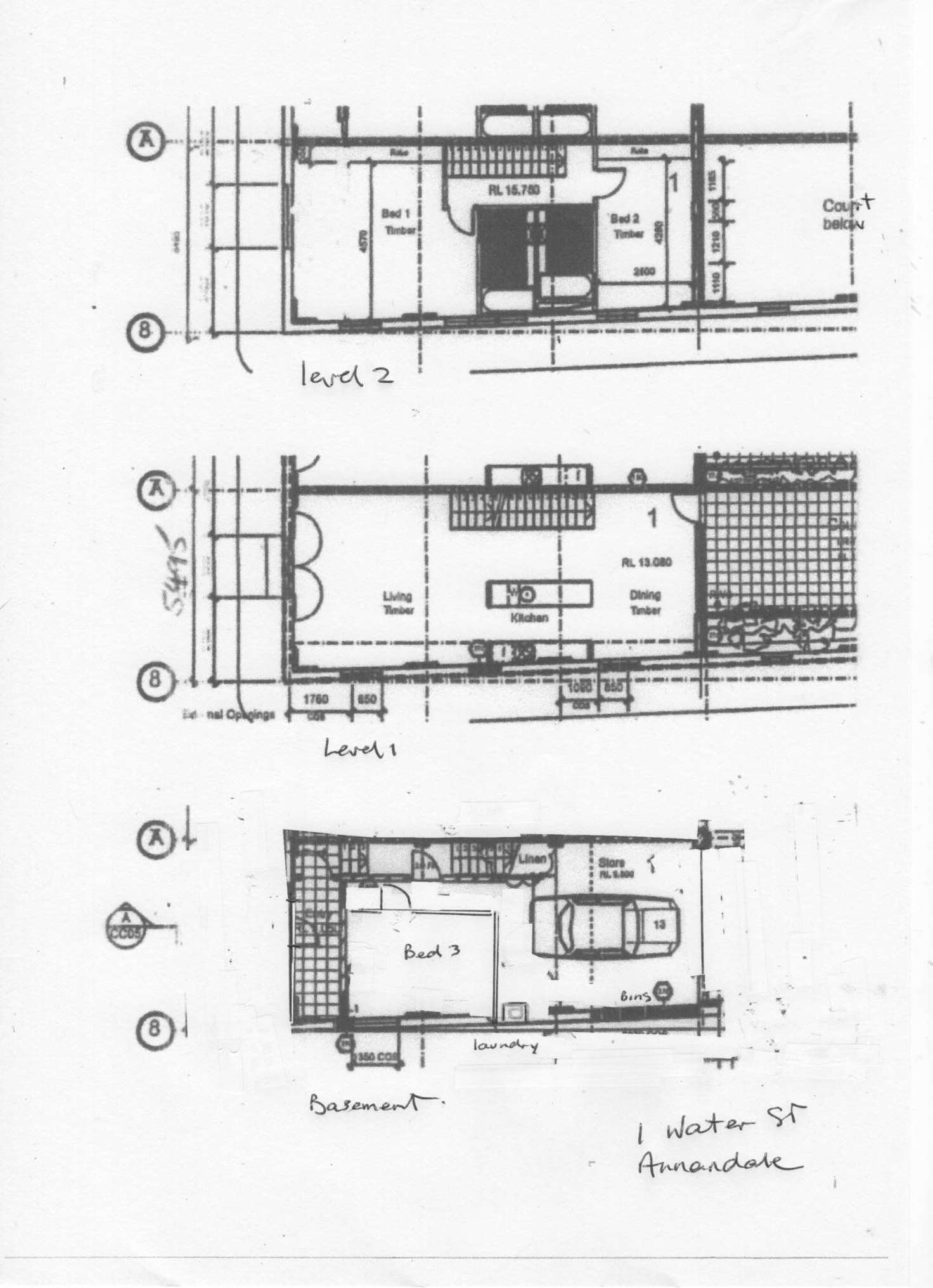 Floorplan of Homely semiDetached listing, 1 Water Street, Camperdown NSW 2050
