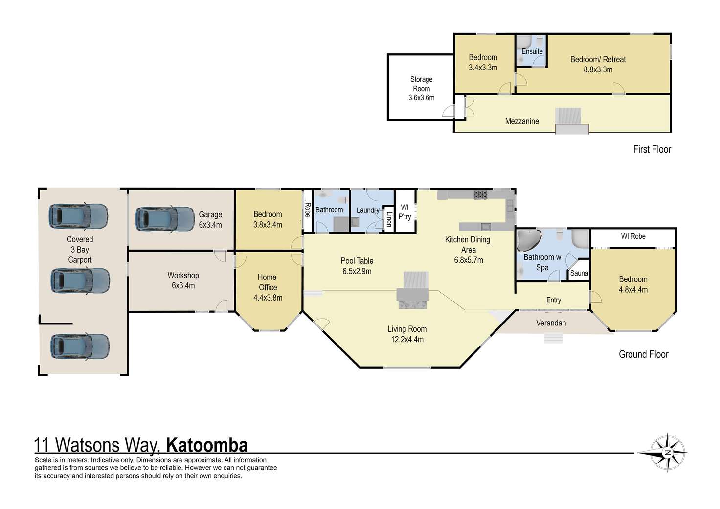 Floorplan of Homely house listing, 11 Watson Way, Katoomba NSW 2780