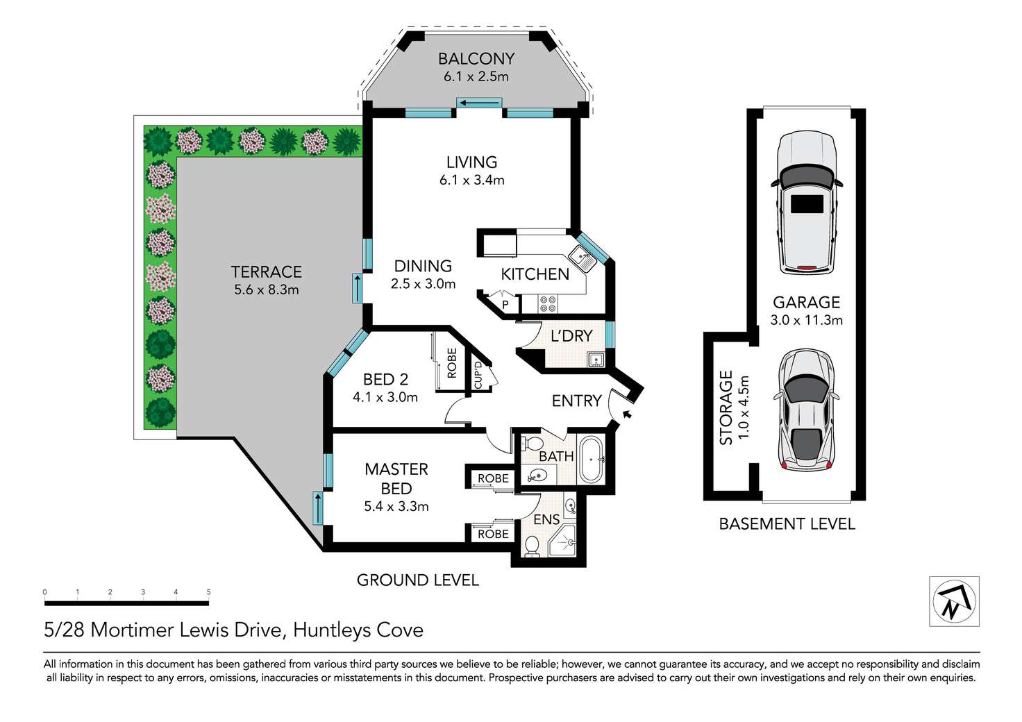 Floorplan of Homely apartment listing, 5/28 Mortimer Lewis Drive, Huntleys Cove NSW 2111