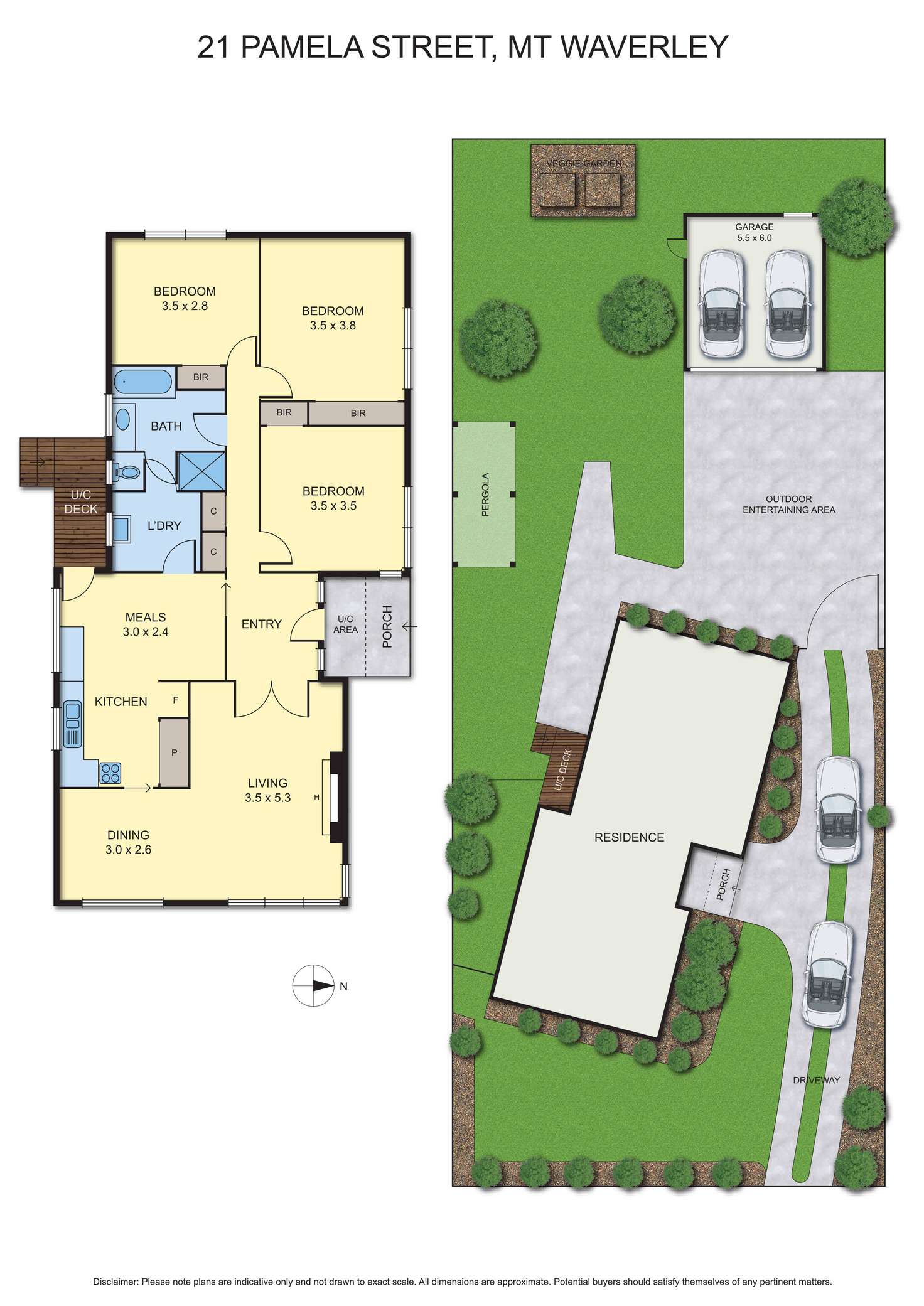 Floorplan of Homely house listing, 21 Pamela Street, Mount Waverley VIC 3149