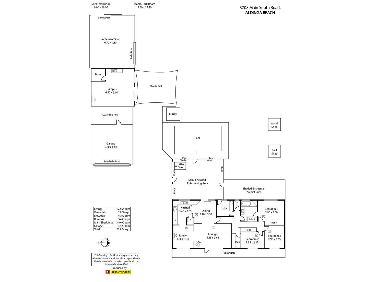 Floorplan of Homely lifestyle listing, 3708 Main South Road, Aldinga Beach SA 5173