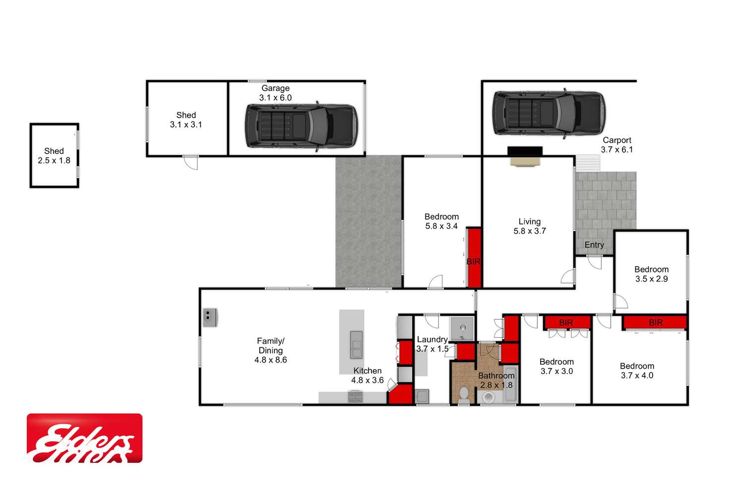 Floorplan of Homely house listing, 31 Dougherty Street, Yarram VIC 3971