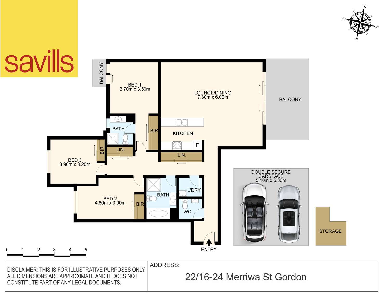 Floorplan of Homely apartment listing, 22/16-24 Merriwa Street, Gordon NSW 2072
