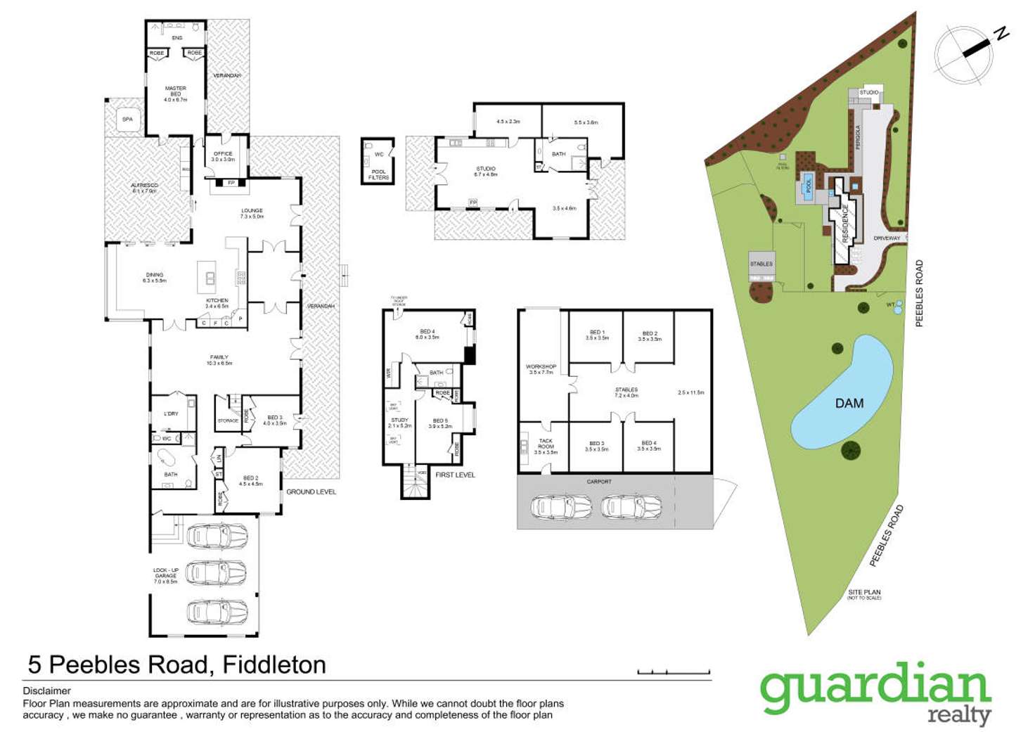 Floorplan of Homely acreageSemiRural listing, 5 Peebles Road, Arcadia NSW 2159