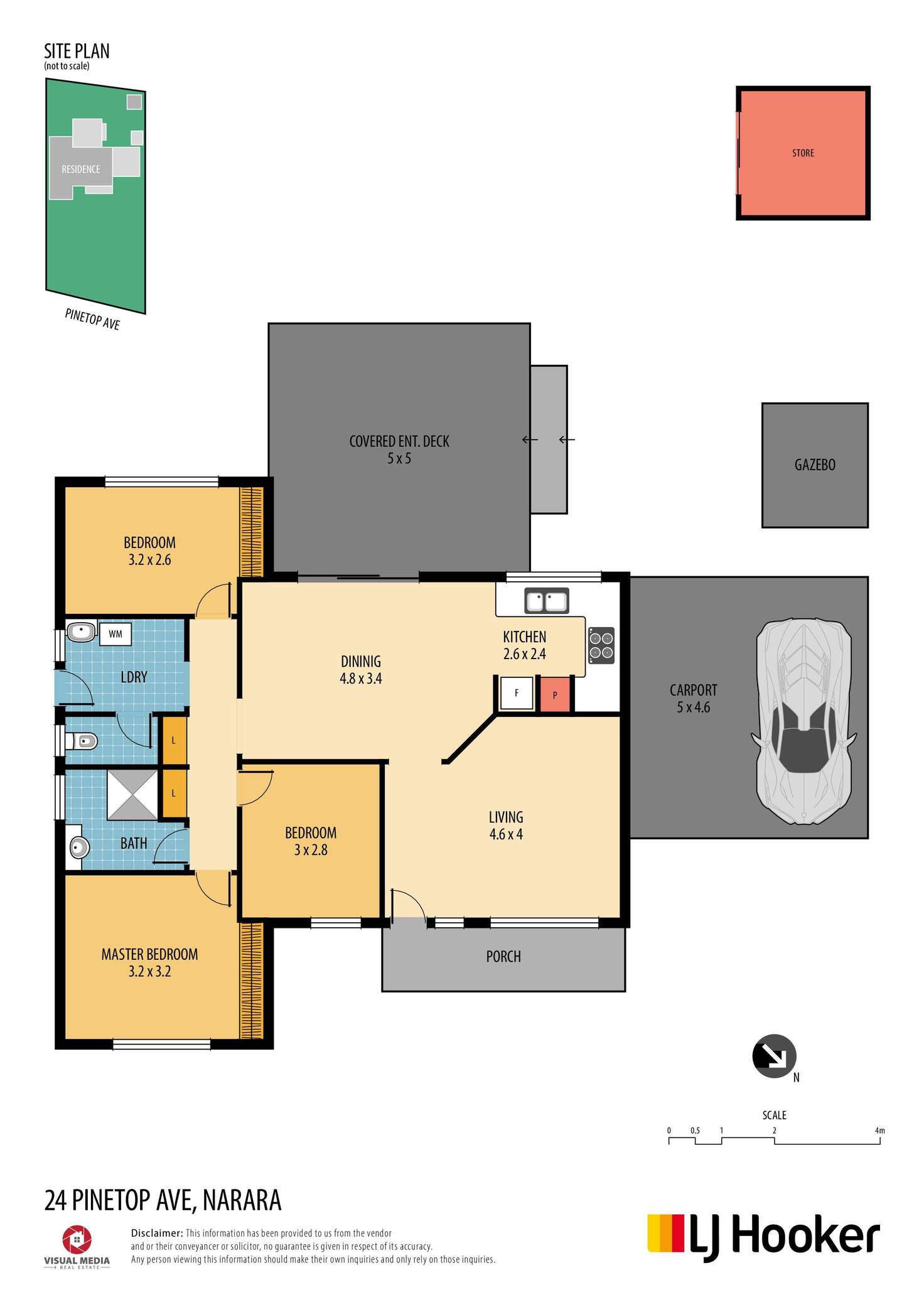 Floorplan of Homely house listing, 24 Pinetop Avenue, Narara NSW 2250